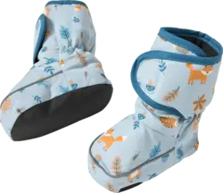 PUSBLU Thermoschuhe mit Waldtier-Muster, blau, 6 - 12 Monate
