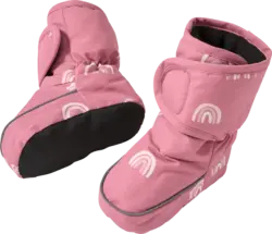 PUSBLU Thermoschuhe mit Regenbogen-Muster, rosa, 6 - 12 Monate