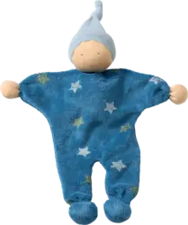 ALANA Püppchen mit Sterne-Muster, blau + grün