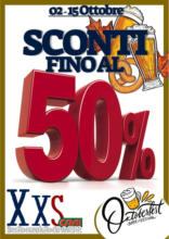 Sconti fino al 50%