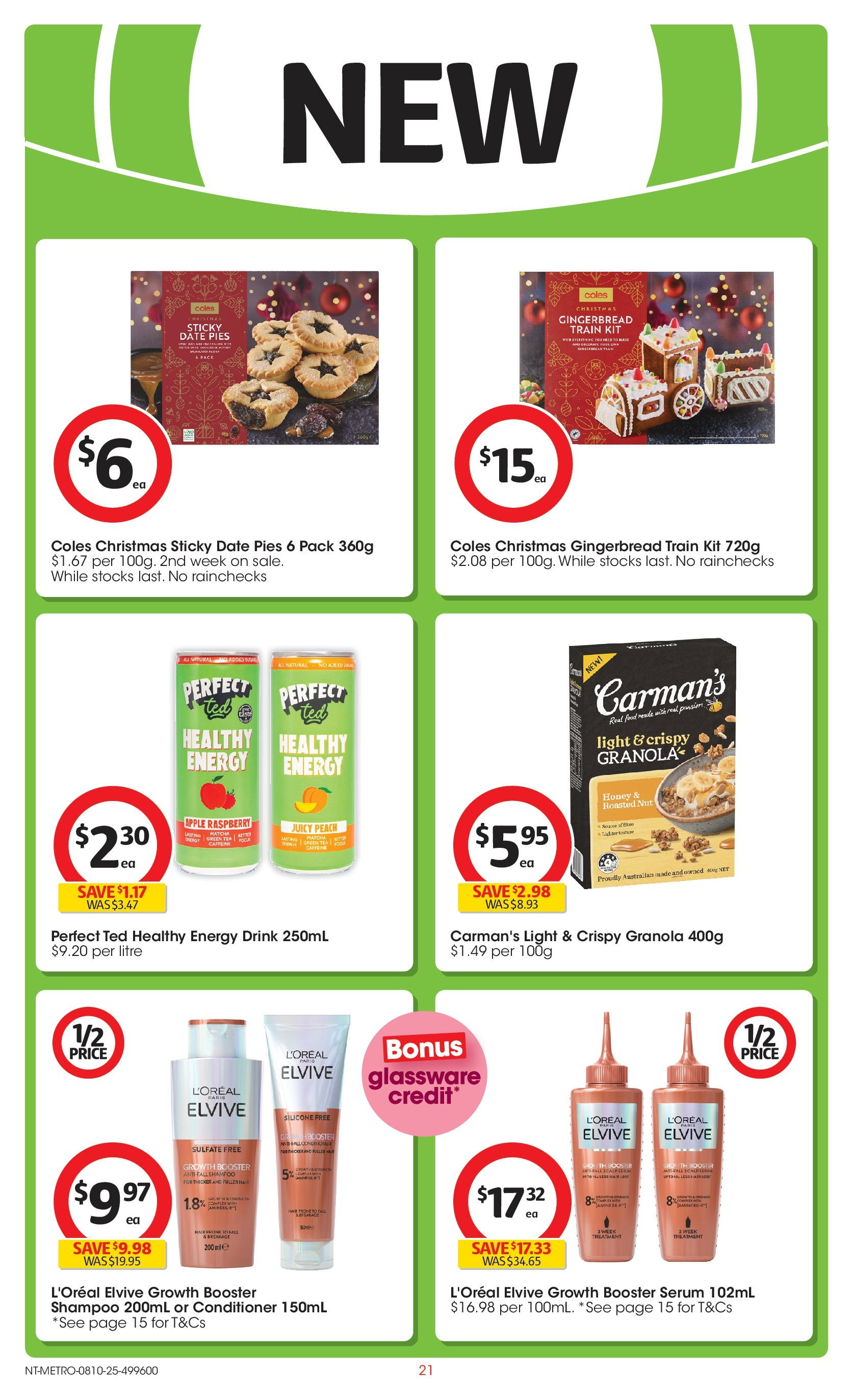 ﻿﻿Coles catalogue valid from 07/10/2025 > Online Australia | Page: 21 | Products: Sugar, Peach, Raspberry, Hair loss