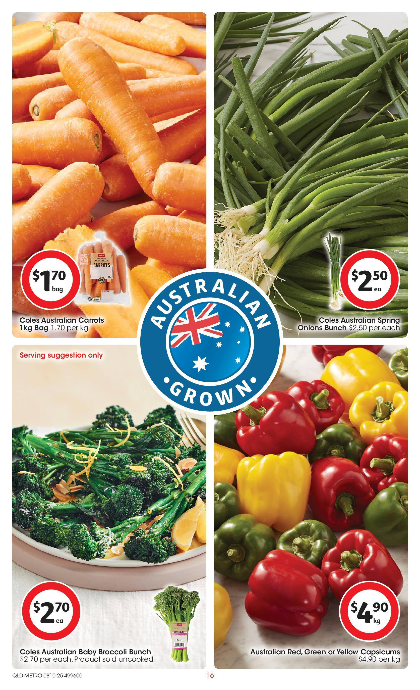 ﻿﻿Coles catalogue valid from 07/10/2025 > Online Australia | Page: 16 | Products: Carrots, Onions, Bag