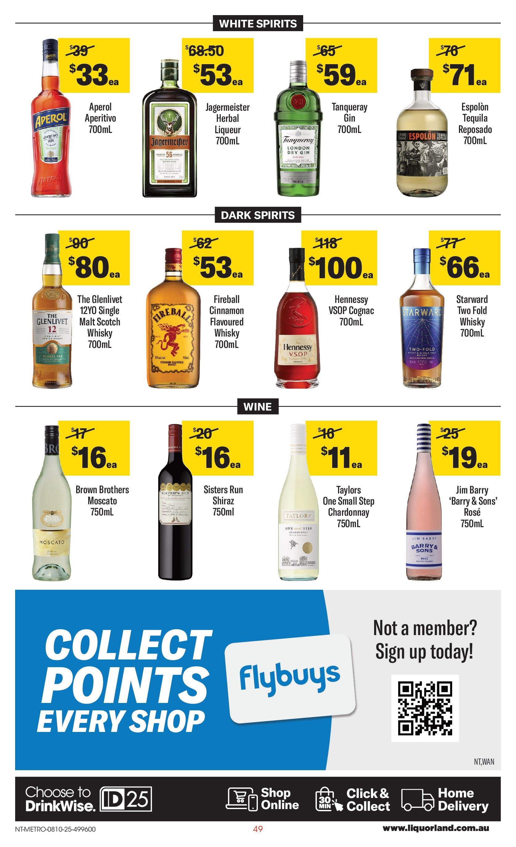 ﻿﻿Coles catalogue valid from 07/10/2025 > Online Australia | Page: 49 | Products: Wine, Gin, Scotch, Herbal