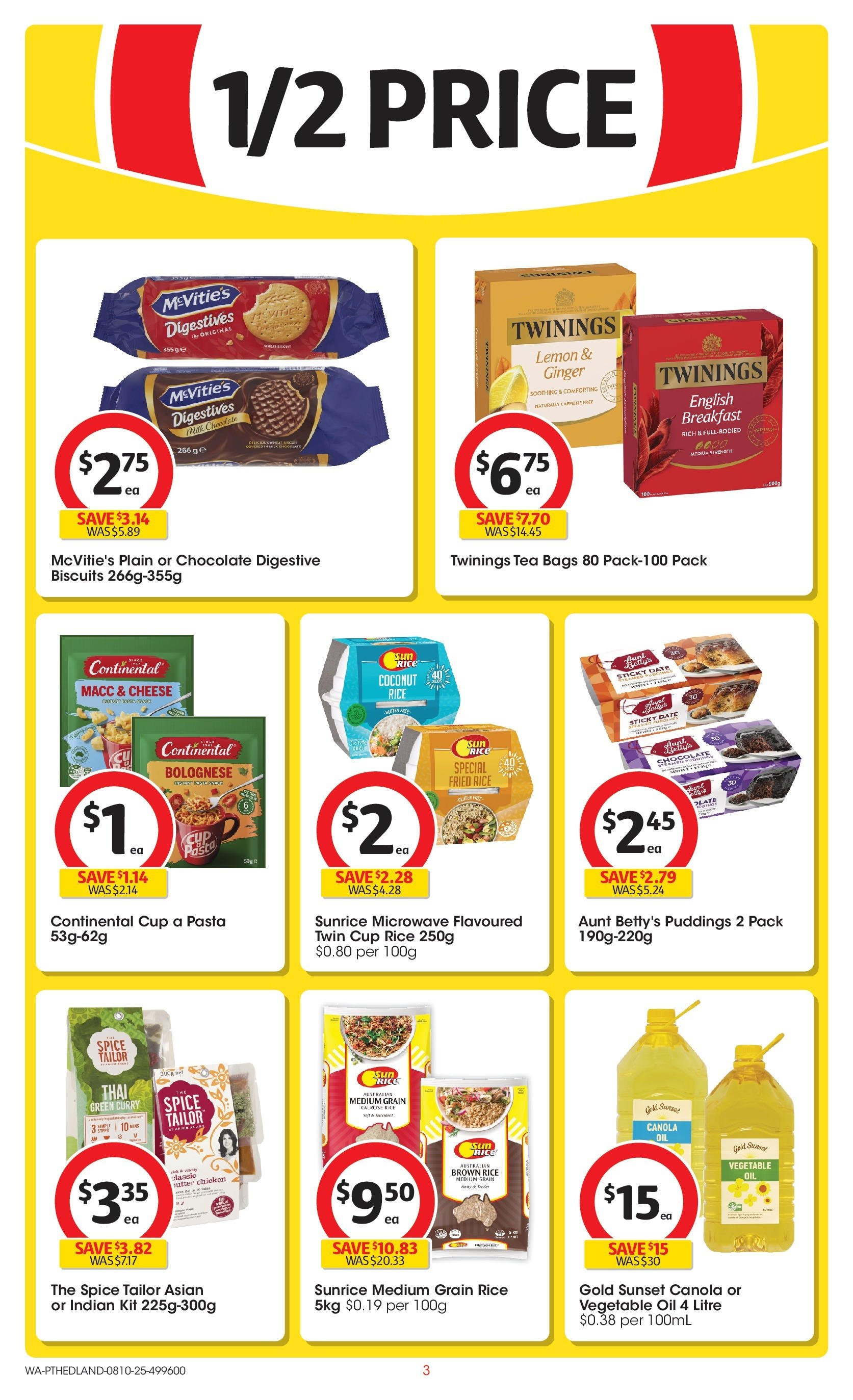 ﻿﻿Coles catalogue valid from 07/10/2025 > Online Australia | Page: 3 | Products: Oil, Chocolate, Tea, Date