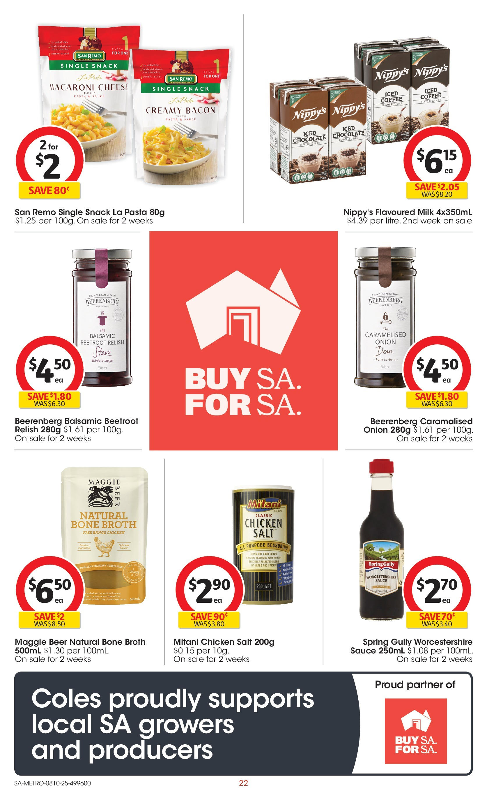 ﻿﻿Coles catalogue valid from 07/10/2025 > Online Australia | Page: 22 | Products: Coffee, Beer, Relish, Salt