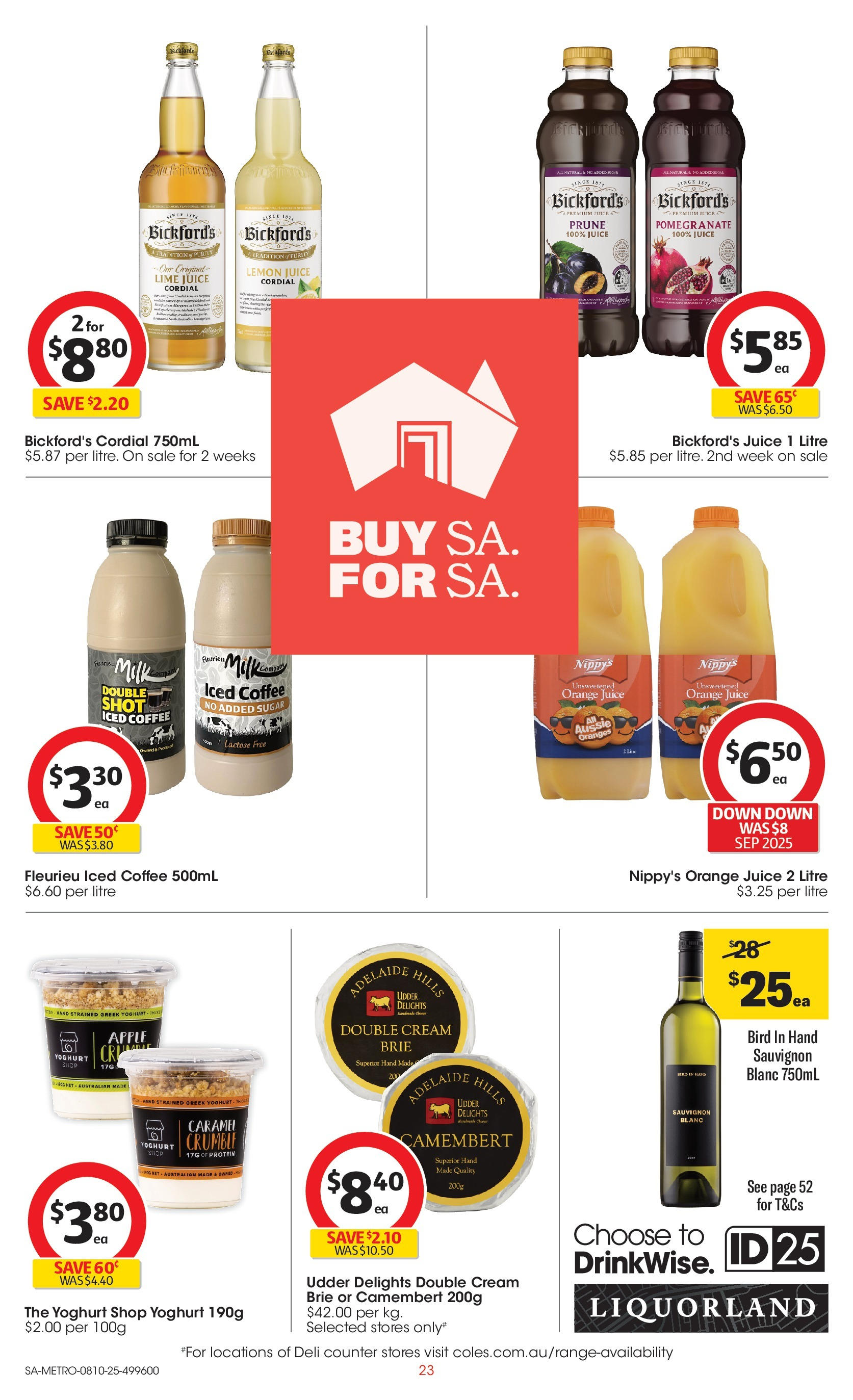 ﻿﻿Coles catalogue valid from 07/10/2025 > Online Australia | Page: 23 | Products: Milk, Juice, Oranges, Cream