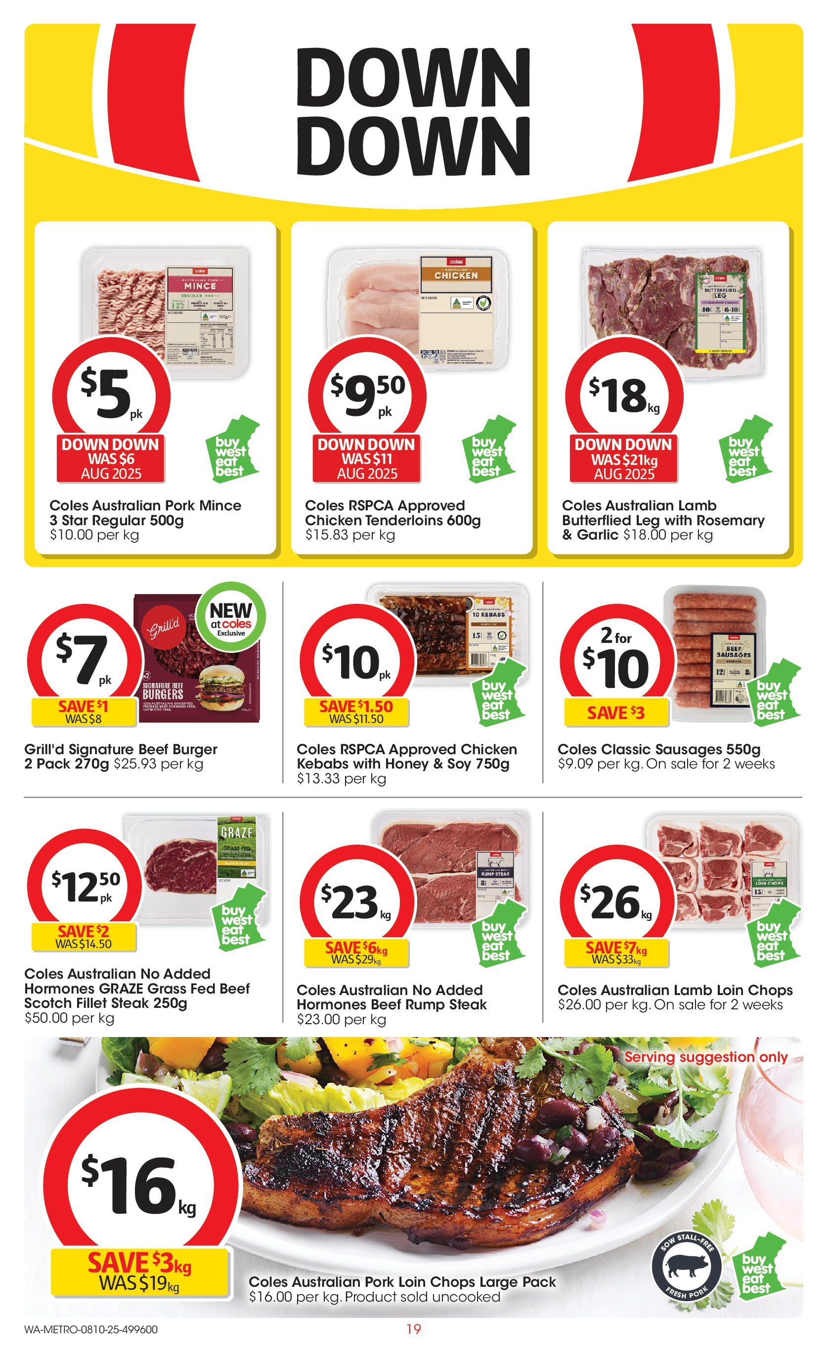 ﻿﻿Coles catalogue valid from 07/10/2025 > Online Australia | Page: 19 | Products: Honey, Pork, Beef, Scotch