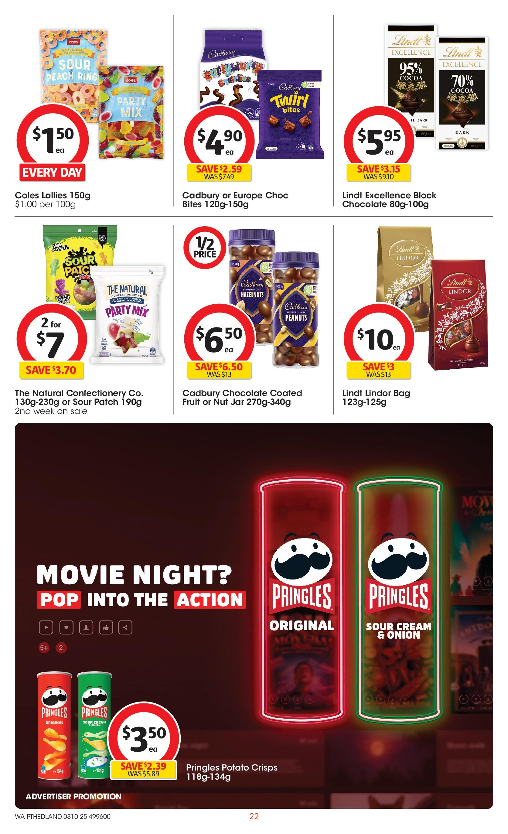 ﻿﻿Coles catalogue valid from 07/10/2025 > Online Australia | Page: 22 | Products: Cocoa, Chocolate, Lollies, Cream