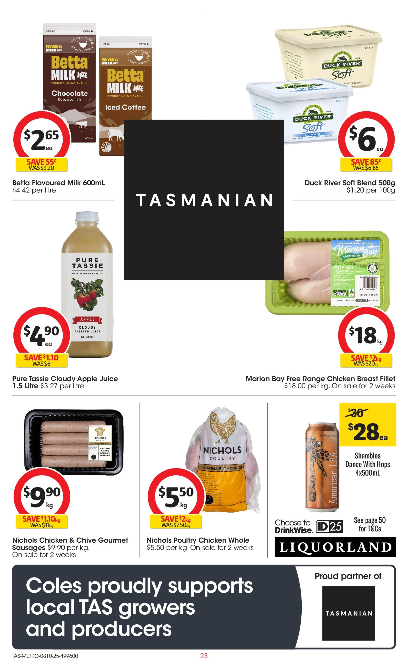 ﻿﻿Coles catalogue valid from 07/10/2025 > Online Australia | Page: 23 | Products: Milk, Duck, Coffee, Fridge
