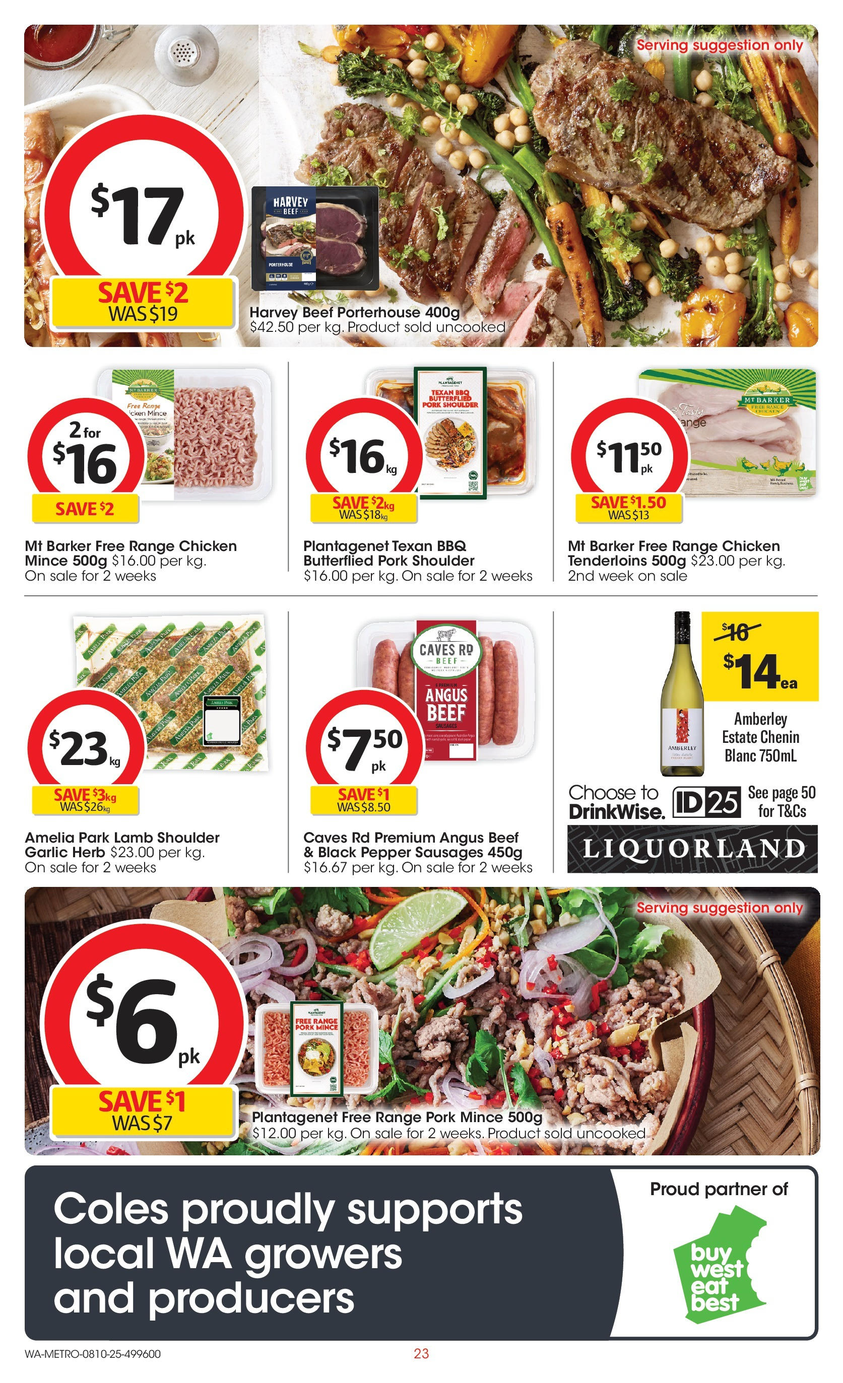 ﻿﻿Coles catalogue valid from 07/10/2025 > Online Australia | Page: 23 | Products: Chicken, Pork, Pepper, Garlic