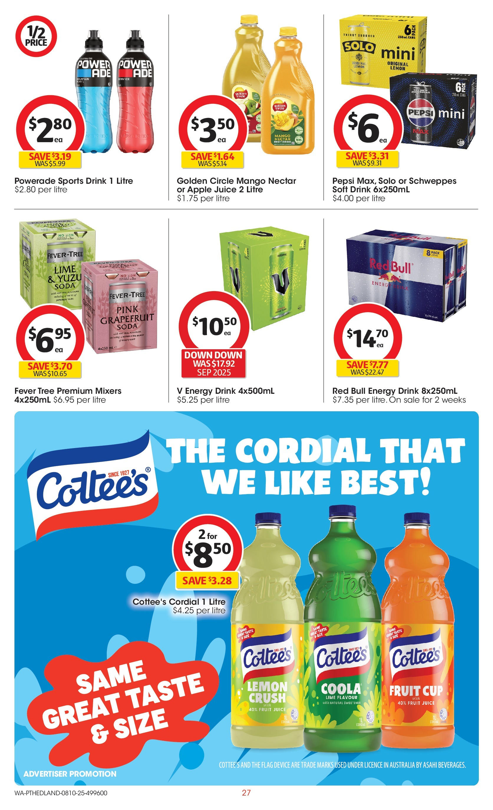 ﻿﻿Coles catalogue valid from 07/10/2025 > Online Australia | Page: 27 | Products: Grapefruit, Lemon, Lime, Device
