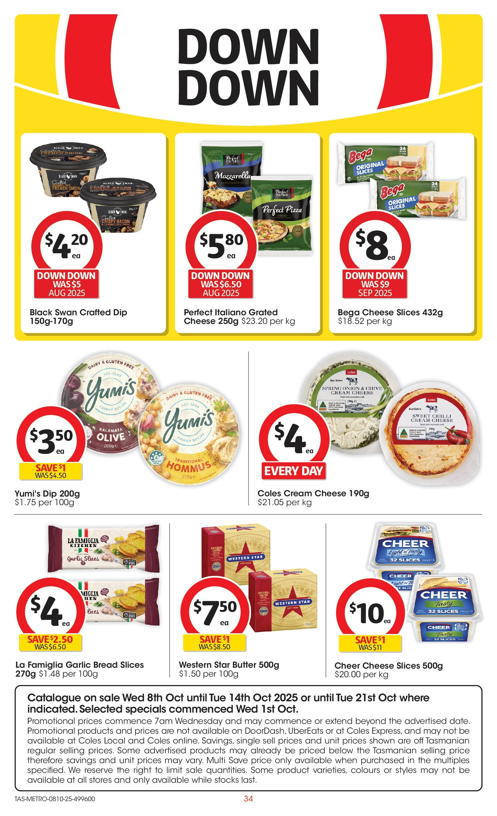 ﻿﻿Coles catalogue valid from 07/10/2025 > Online Australia | Page: 34 | Products: Light, Butter, Cream, Chilli