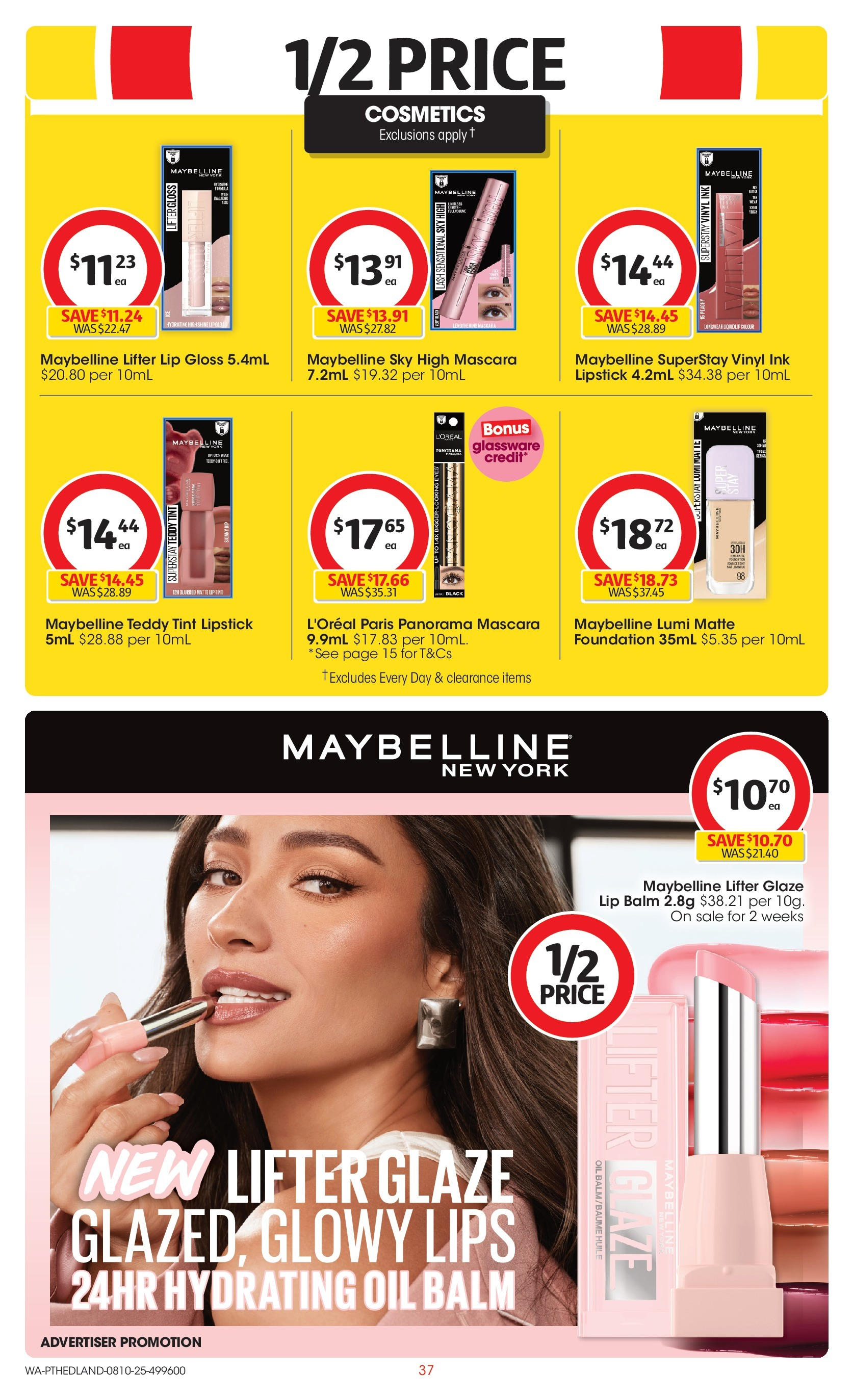 ﻿﻿Coles catalogue valid from 07/10/2025 > Online Australia | Page: 37 | Products: Mascara, Lipstick, Oil, Foundation