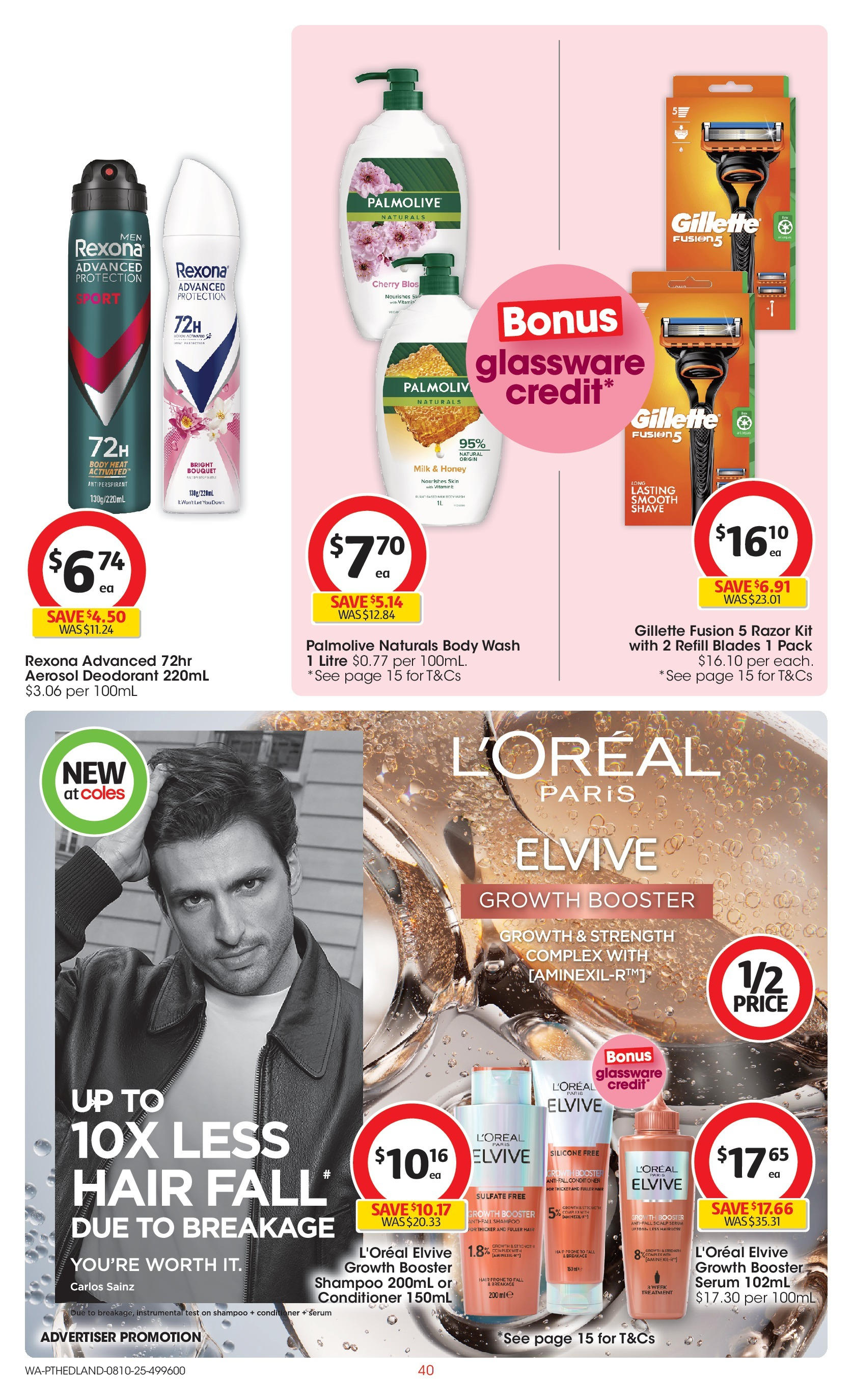﻿﻿Coles catalogue valid from 07/10/2025 > Online Australia | Page: 40 | Products: Conditioner, Honey, Gin, Vitamin