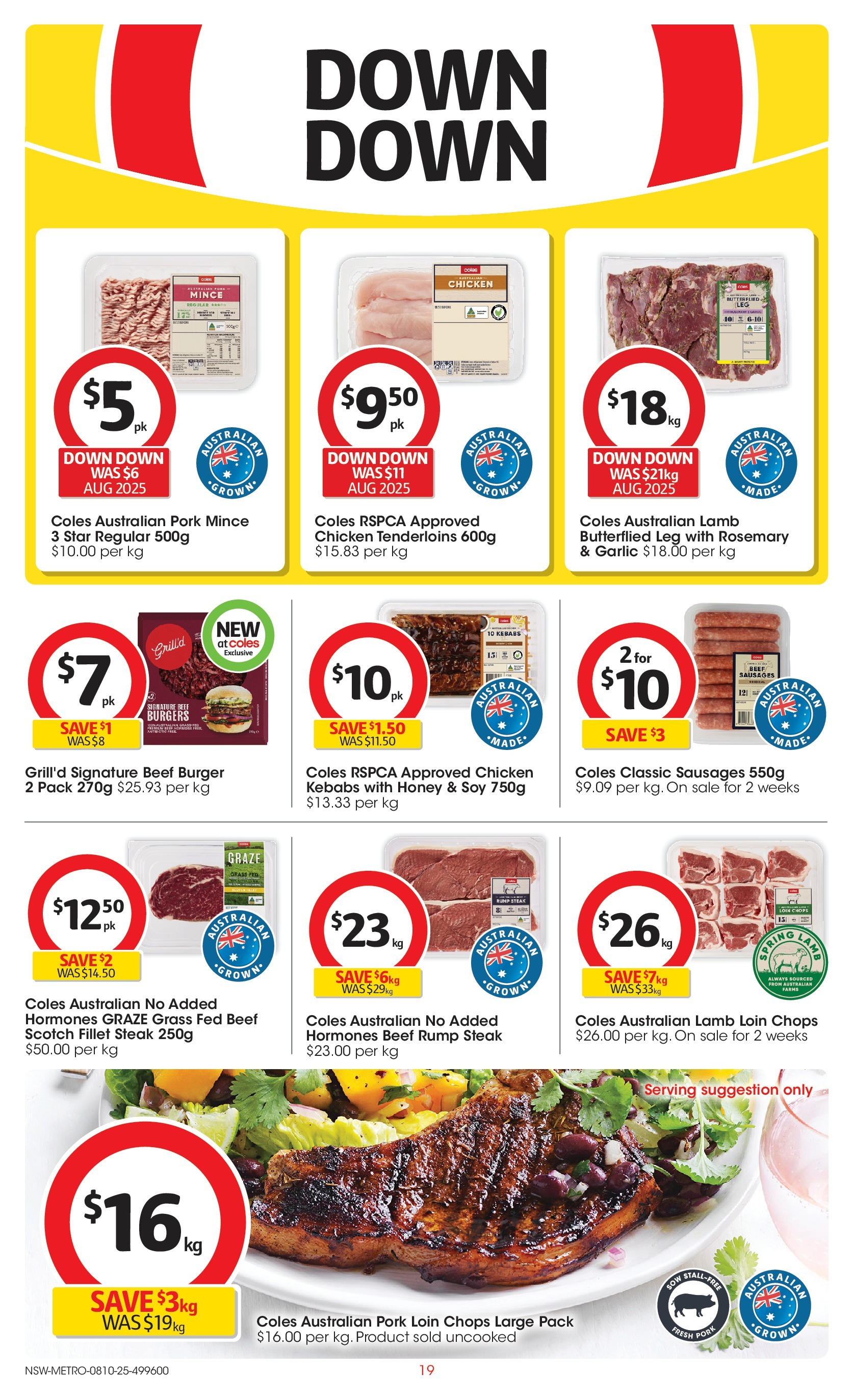 ﻿﻿Coles catalogue valid from 07/10/2025 > Online Australia | Page: 19 | Products: Honey, Pork, Steak, Scotch