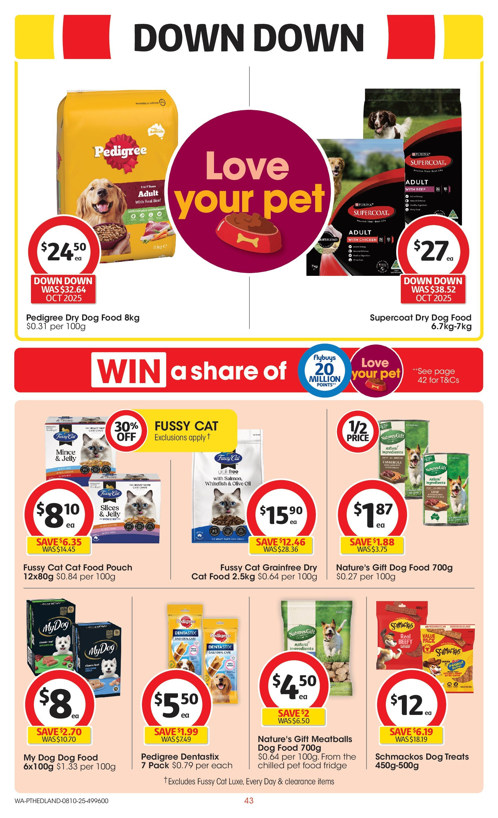 ﻿﻿Coles catalogue valid from 07/10/2025 > Online Australia | Page: 43 | Products: Beef, Olive oil, Dog food, Fridge