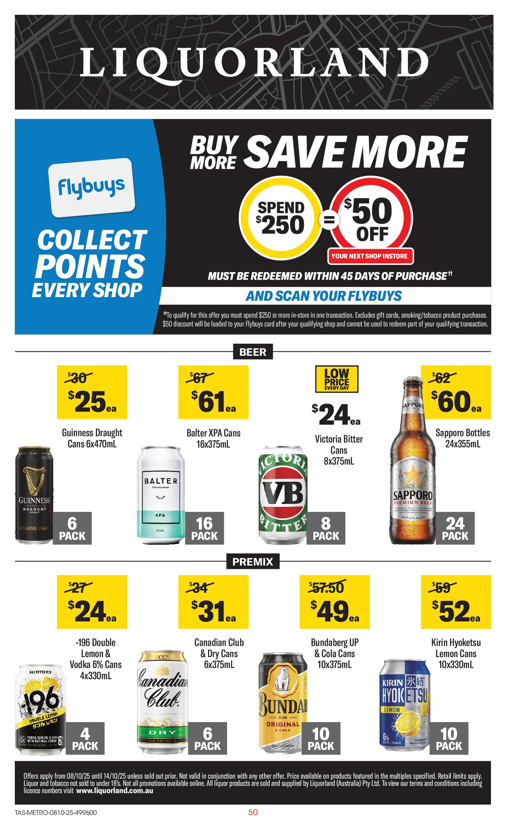 ﻿﻿Coles catalogue valid from 07/10/2025 > Online Australia | Page: 50 | Products: Beer, Vodka, Rum, Lemon