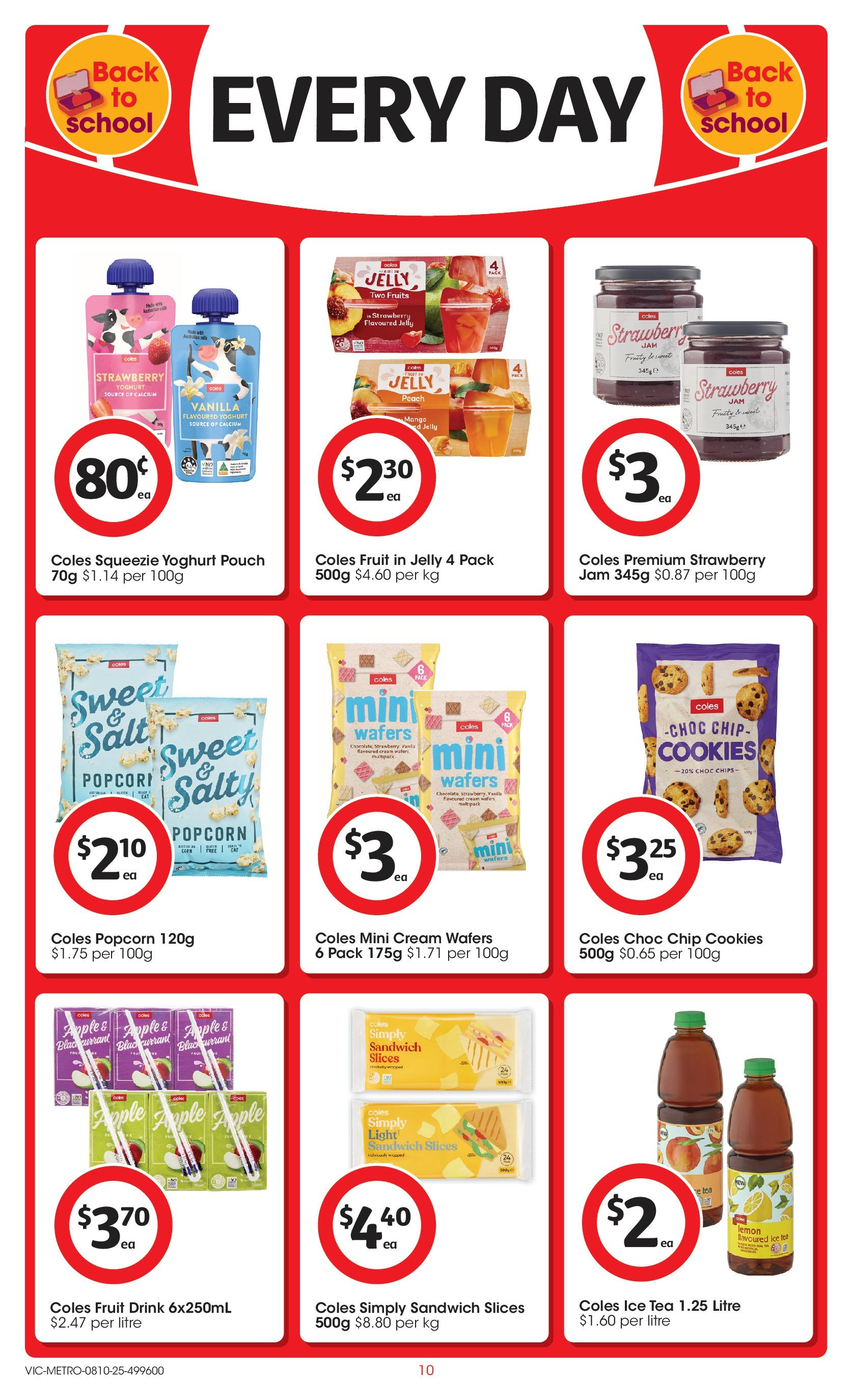 ﻿﻿Coles catalogue valid from 07/10/2025 > Online Australia | Page: 10 | Products: Yoghurt, Tea, Popcorn, Lemon