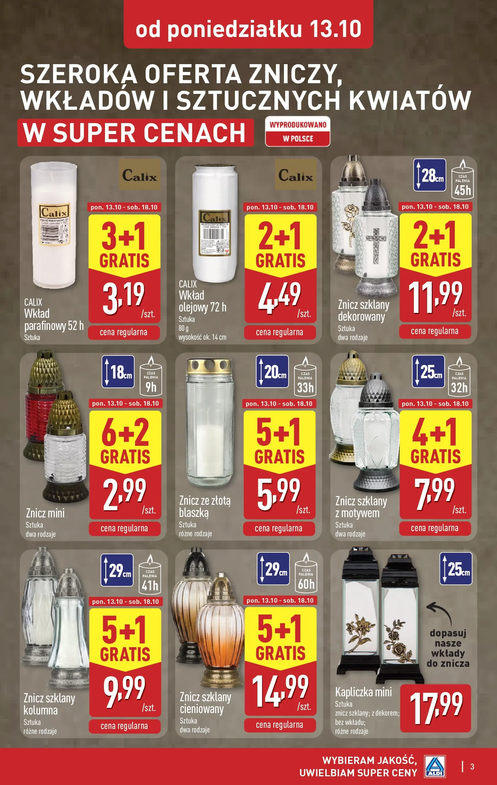 Aldi Gazetka - Artykuły przemysłowe i tekstylia od 13.10.2025 - Ulotka PDF, promocje | Strona: 3