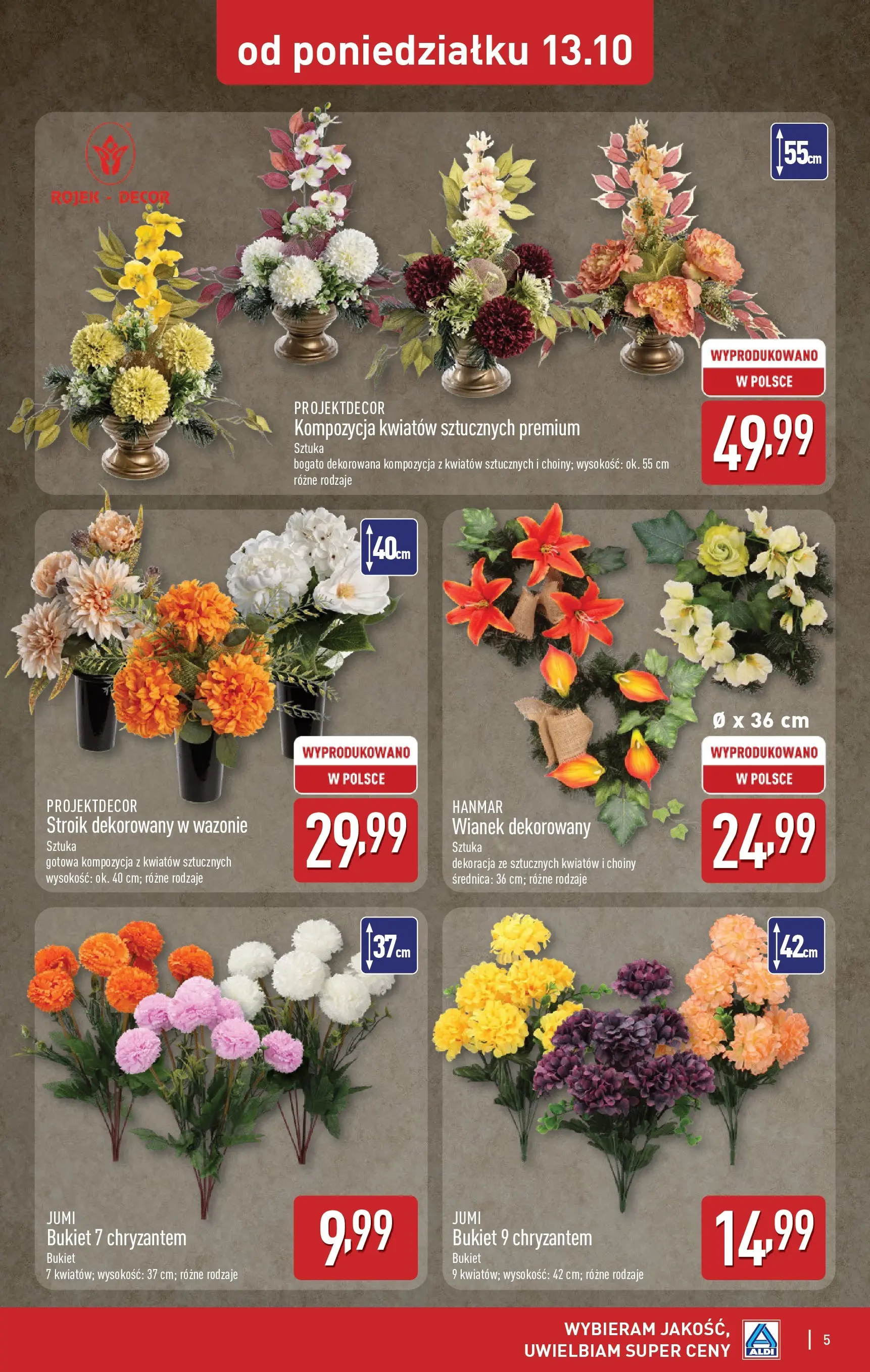 Aldi Gazetka - Artykuły przemysłowe i tekstylia od 13.10.2025 - Ulotka PDF, promocje | Strona: 5