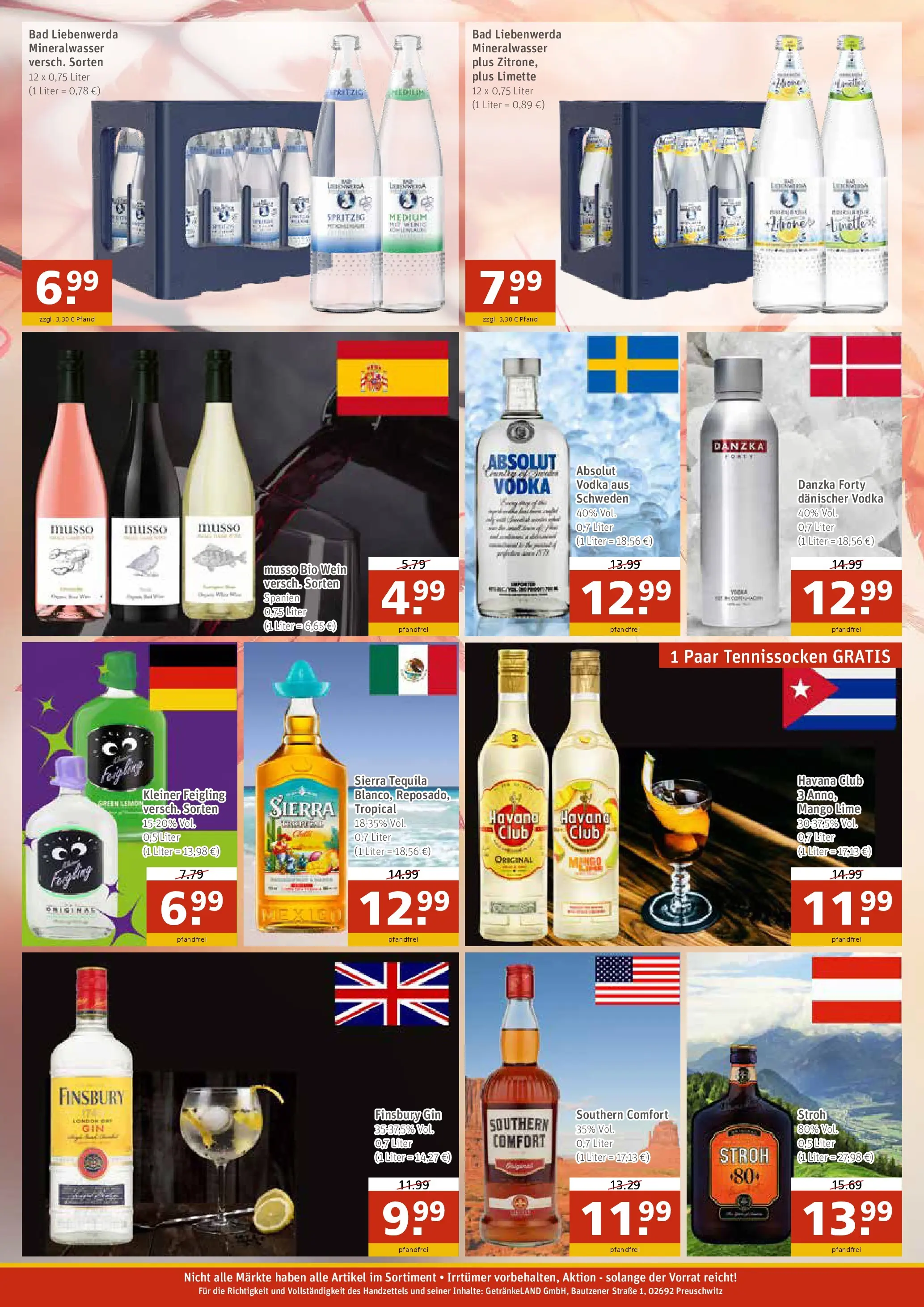 Entdecke - GetränkeLand Mayer: Getränkeangebote (ab 12.10.2025) zum Blättern | Seite: 2 | Produkte: Bad, Tequila, Southern comfort, Wein