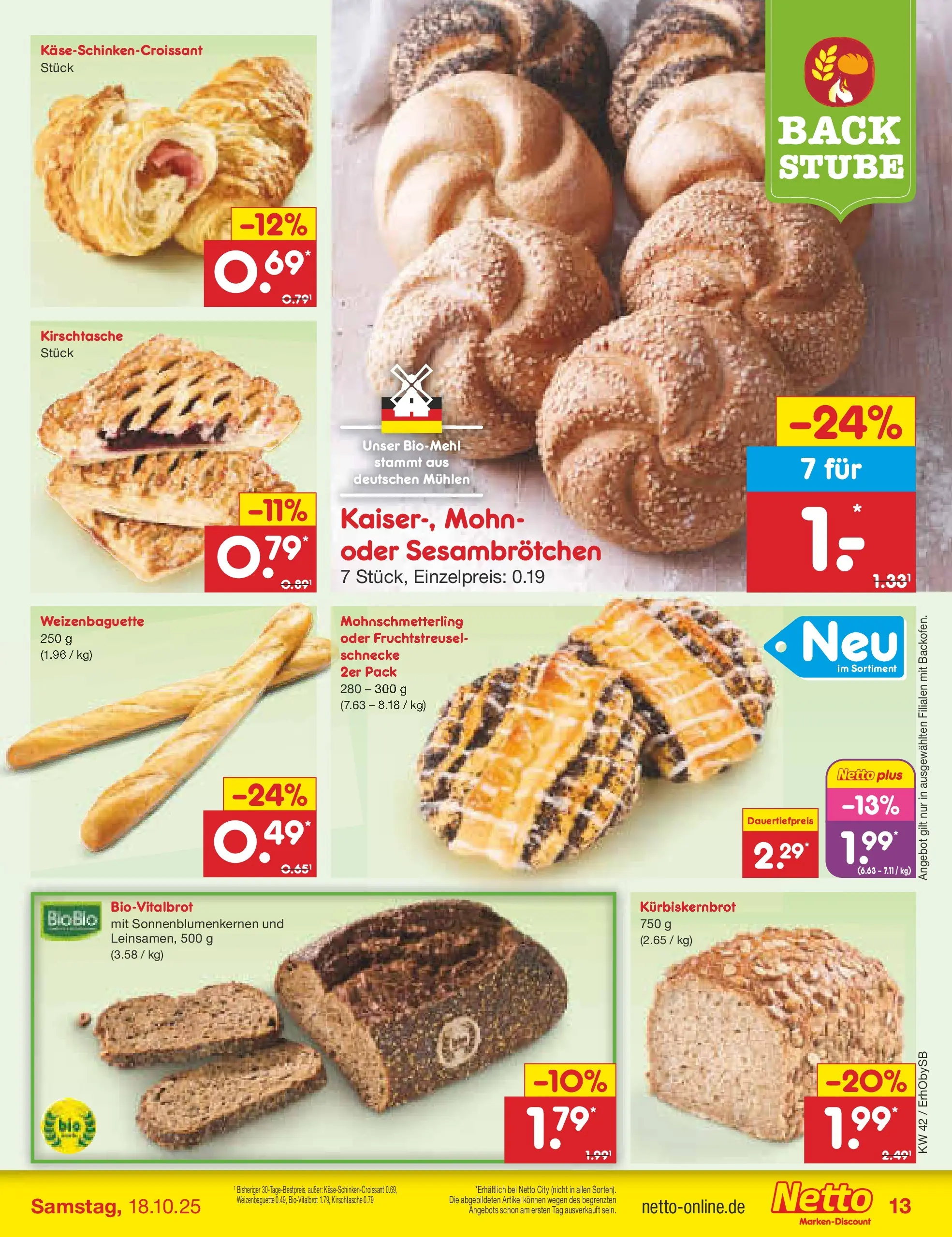 Netto Marken-Discount prospekt Mauern	 (ab 13.10.2025) » Angebote | Seite: 13
