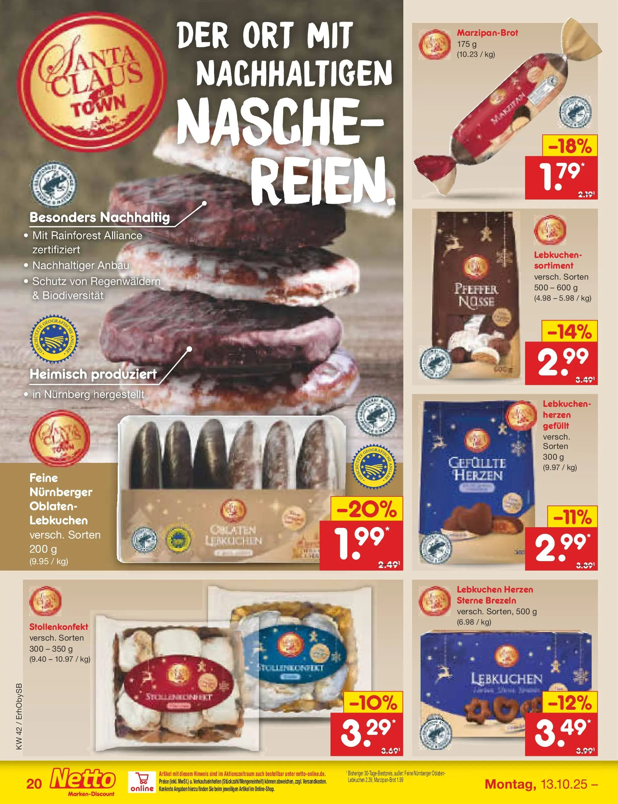 Netto Marken-Discount prospekt Mauern	 (ab 13.10.2025) » Angebote | Seite: 20 | Produkte: Pfeffer
