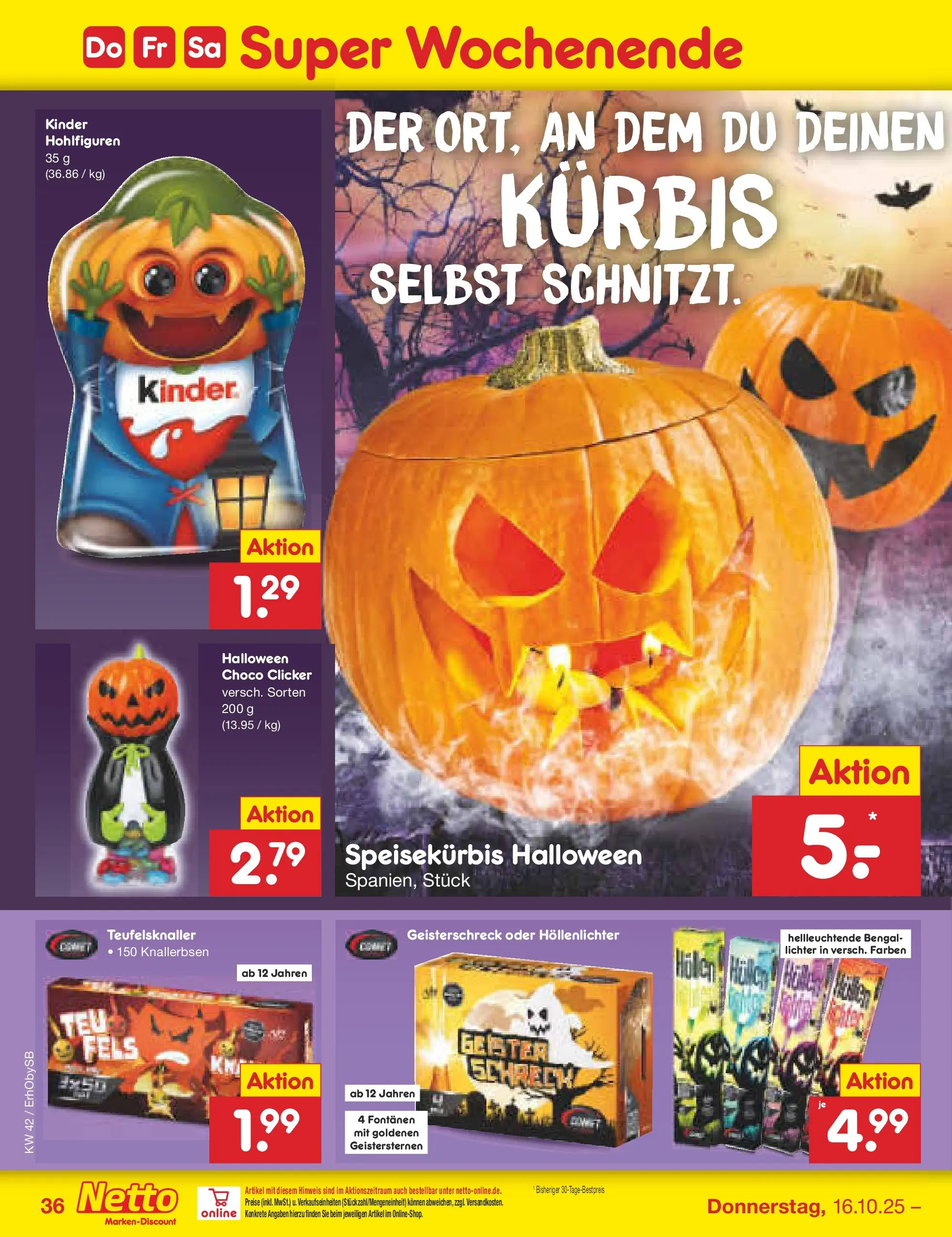 Netto Marken-Discount prospekt Mauern	 (ab 13.10.2025) » Angebote | Seite: 40 | Produkte: Kürbis