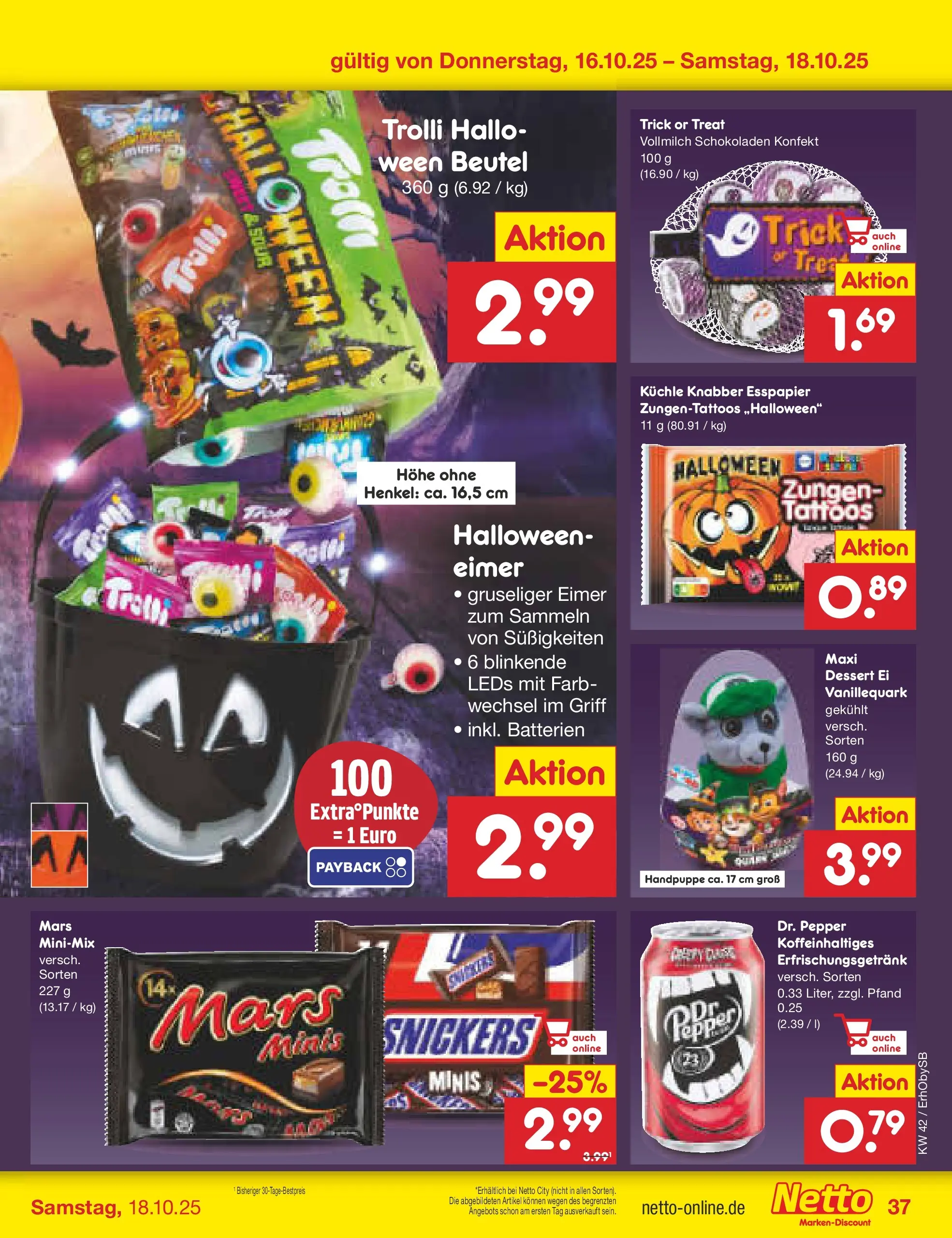Netto Marken-Discount prospekt Mauern	 (ab 13.10.2025) » Angebote | Seite: 41 | Produkte: Batterien, Snickers, Mars, Süßigkeiten