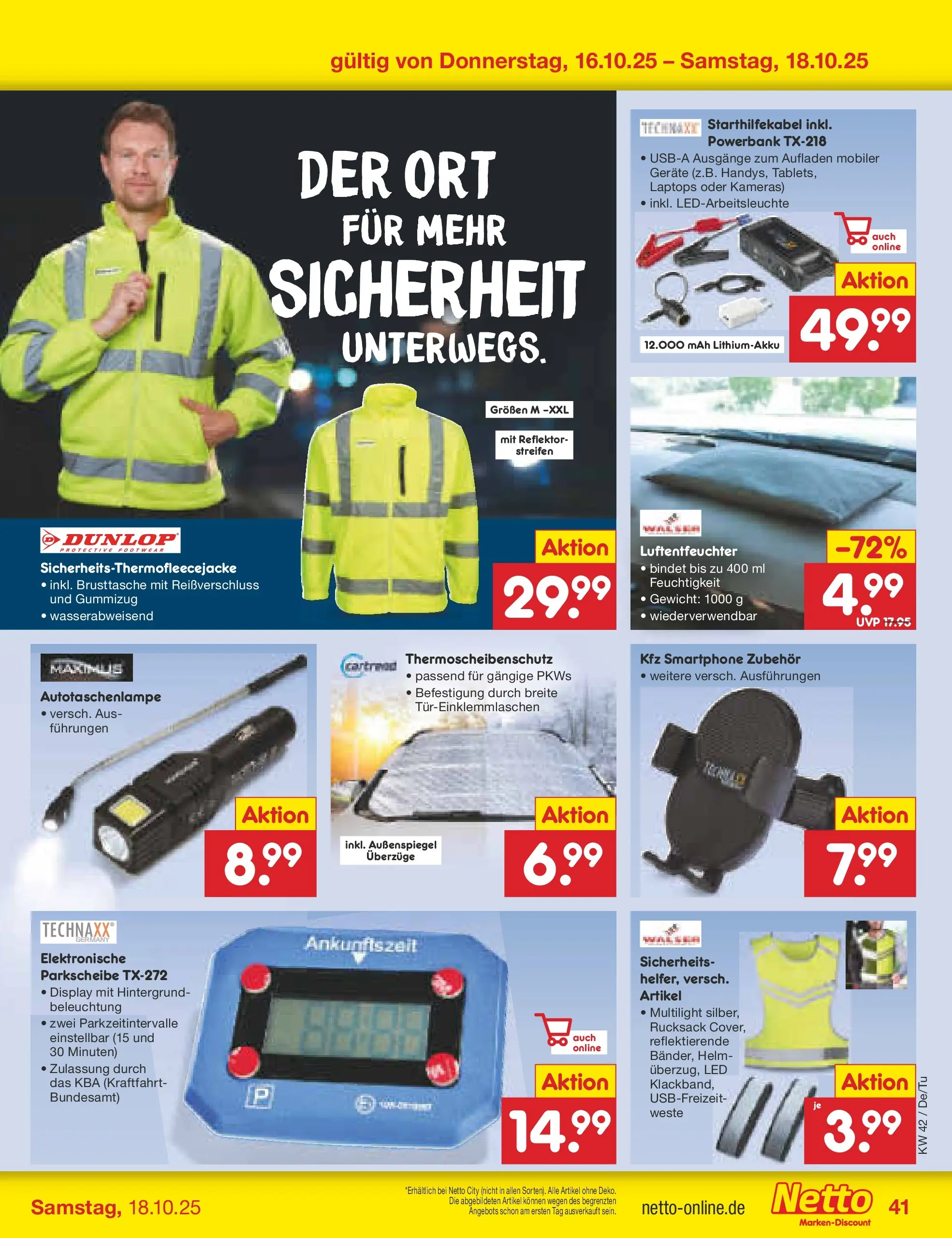 Netto Marken-Discount prospekt Waiblingen-Bittenfeld (ab 13.10.2025) » Angebote | Seite: 45 | Produkte: Gewicht, Weste, Rucksack, Powerbank Netto Marken-Discount prospekt Waiblingen-Bittenfeld (ab 13.10.2025) » Angebote | Seite: 45 | Produkte: Gewicht, Weste, Rucksack, Powerbank