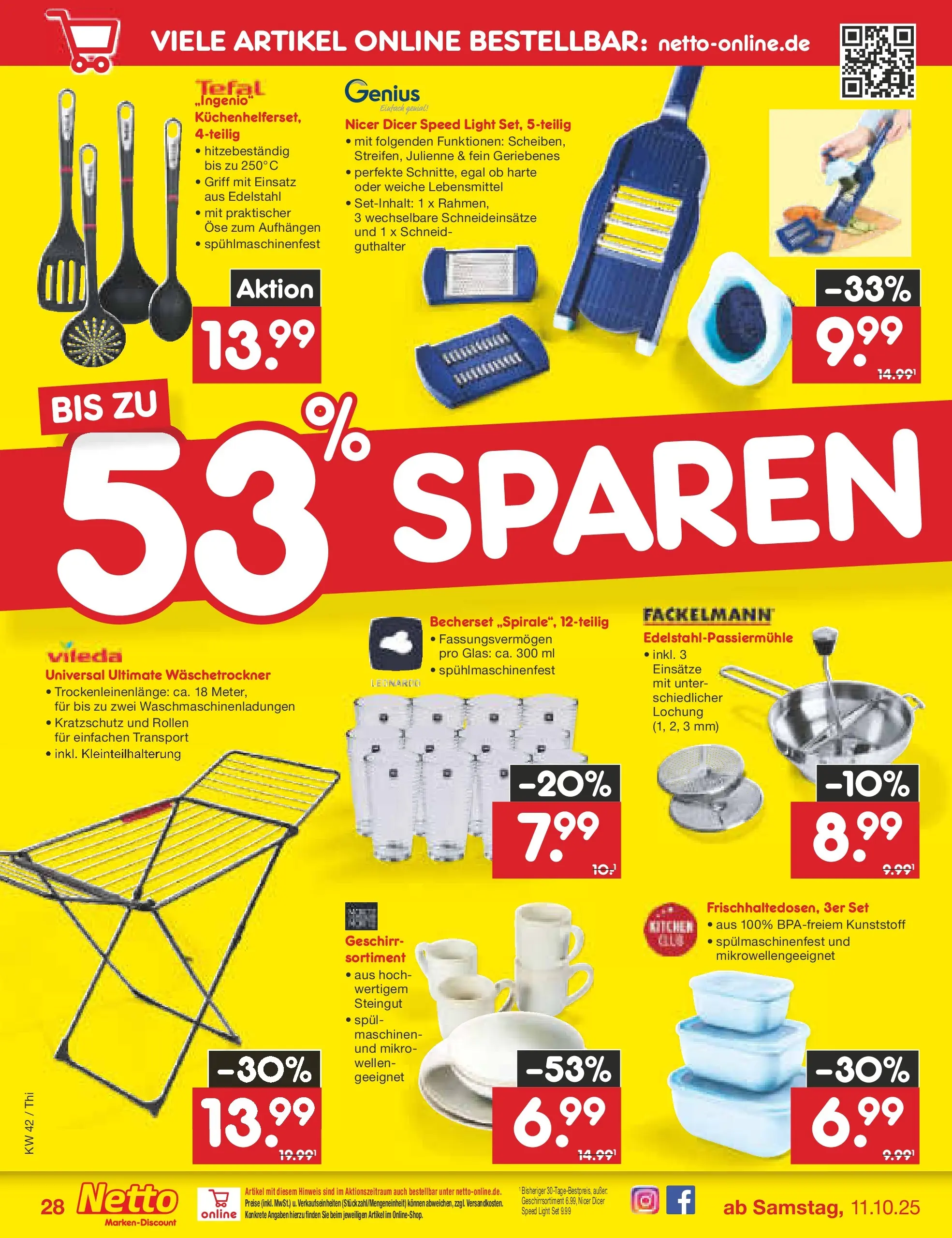Netto Marken-Discount prospekt Dresden	 (ab 13.10.2025) » Angebote | Seite: 34