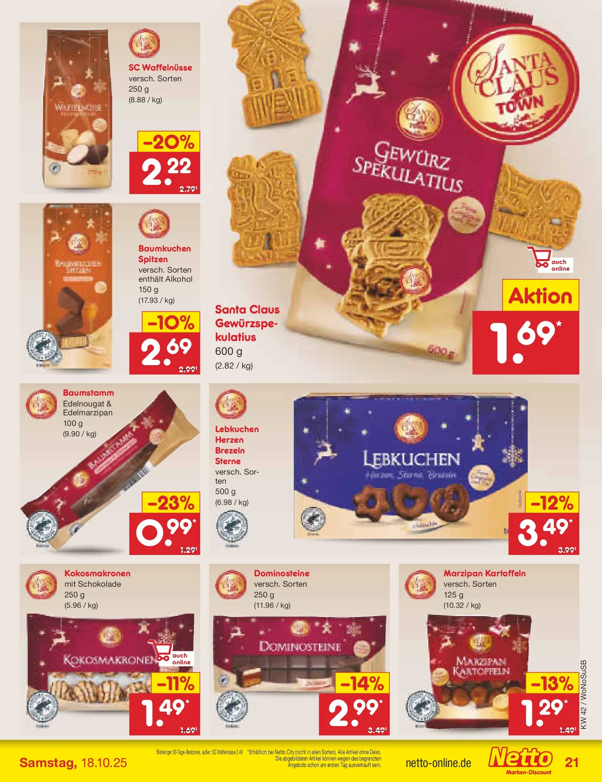 Netto Marken-Discount prospekt Rodgau	 (ab 13.10.2025) » Angebote | Seite: 21 | Produkte: Schokolade, Kartoffeln