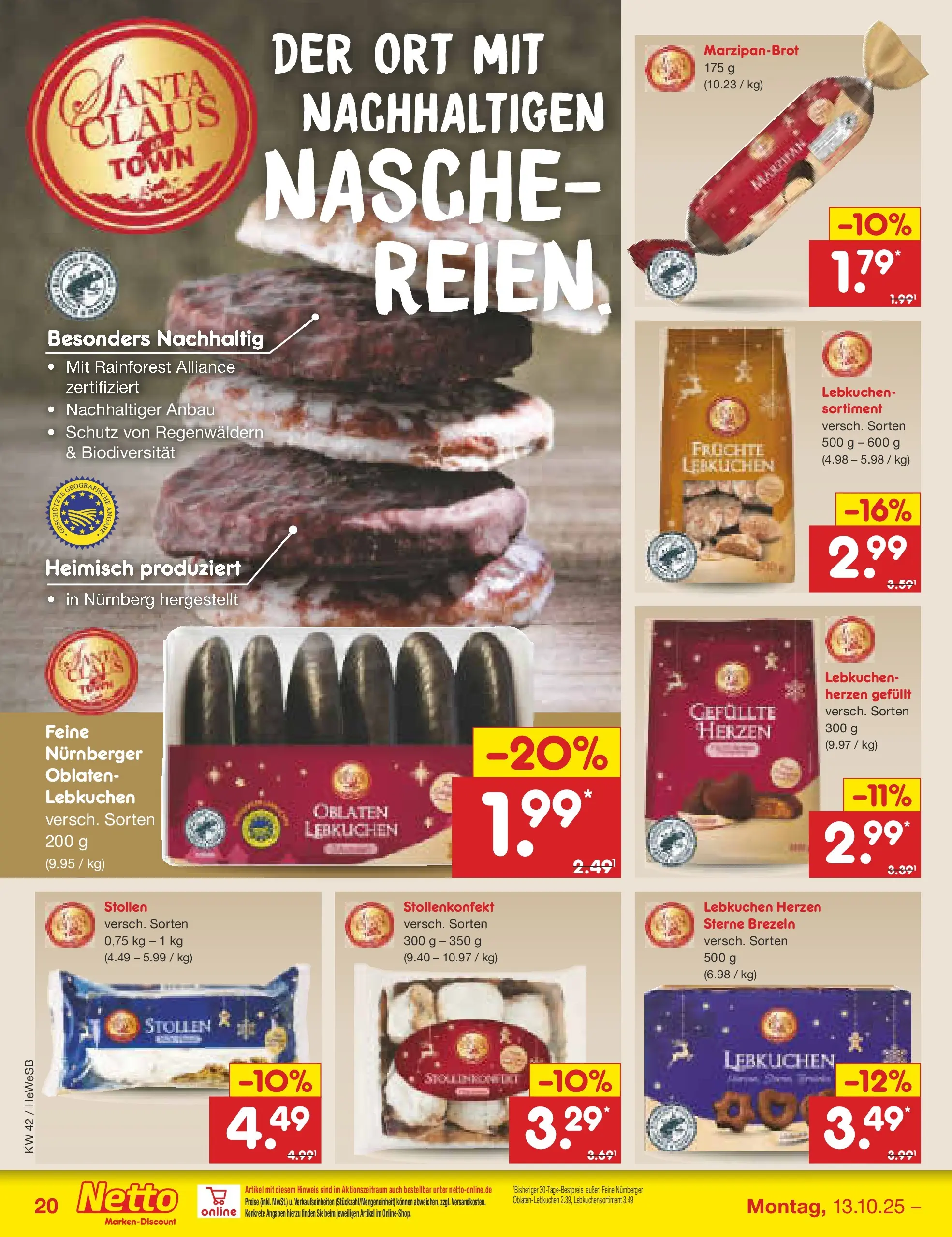 Netto Marken-Discount prospekt Brietlingen	 (ab 12.10.2025) » Angebote | Seite: 20