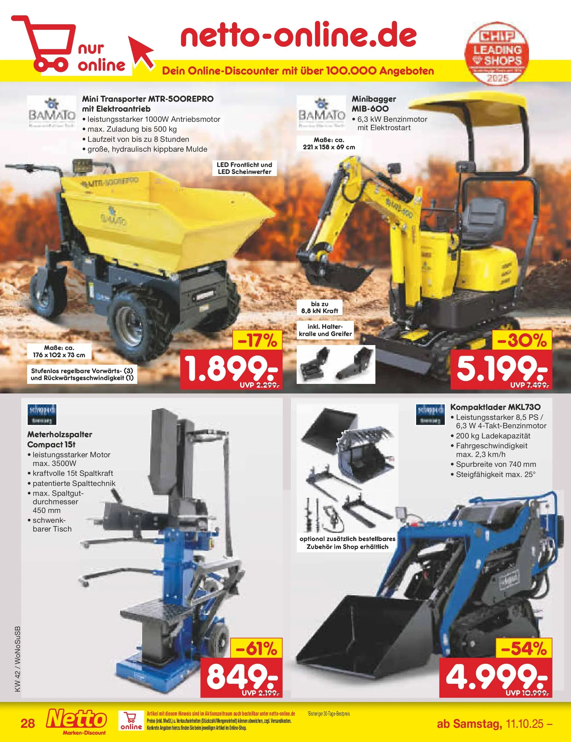 Netto Marken-Discount prospekt Rodgau	 (ab 13.10.2025) » Angebote | Seite: 32 | Produkte: Tisch
