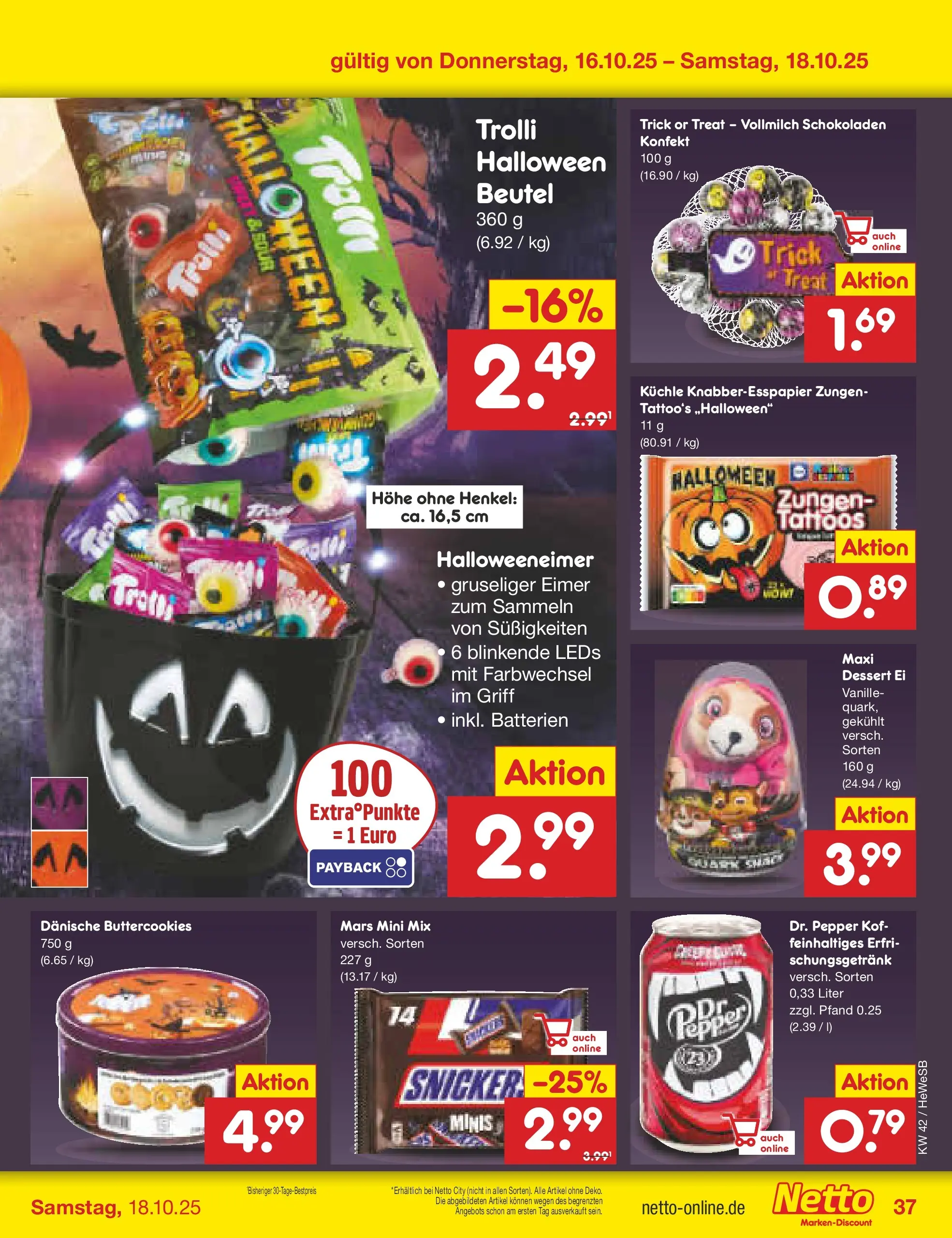 Netto Marken-Discount prospekt Brietlingen	 (ab 12.10.2025) » Angebote | Seite: 41 | Produkte: Batterien, Mars, Süßigkeiten