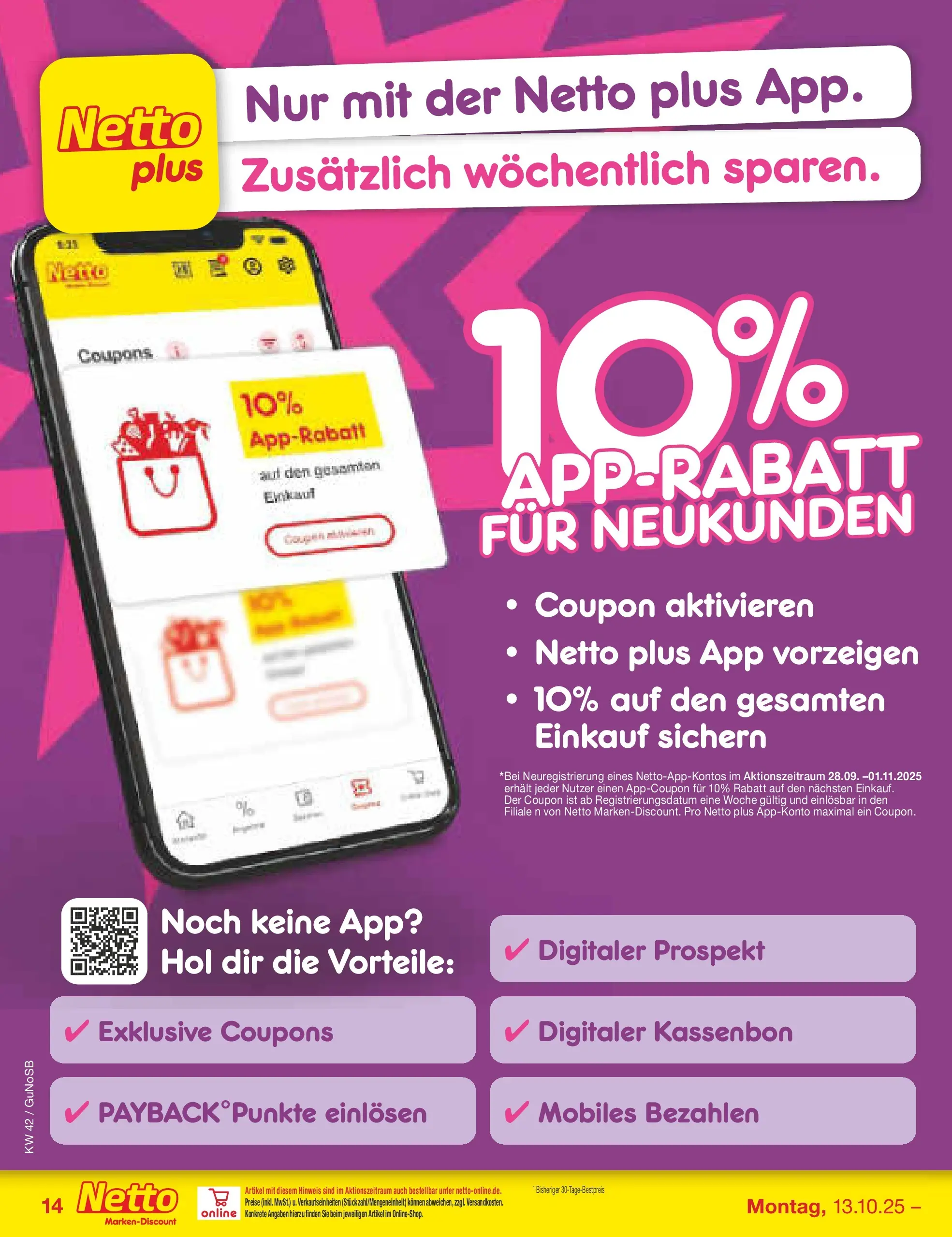 Netto Marken-Discount prospekt Machern	 (ab 13.10.2025) » Angebote | Seite: 16