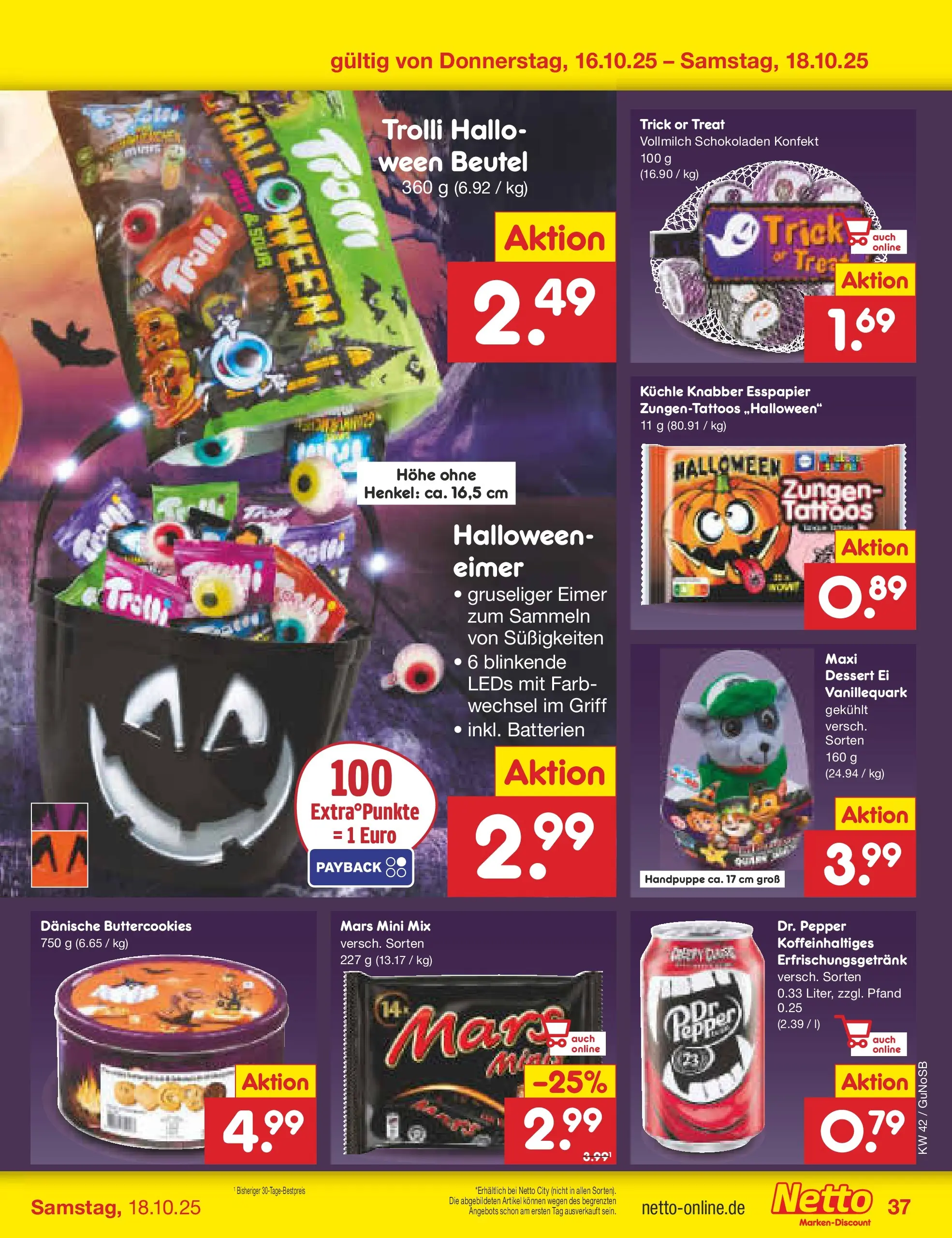 Netto Marken-Discount prospekt Machern	 (ab 13.10.2025) » Angebote | Seite: 43 | Produkte: Batterien, Mars, Süßigkeiten