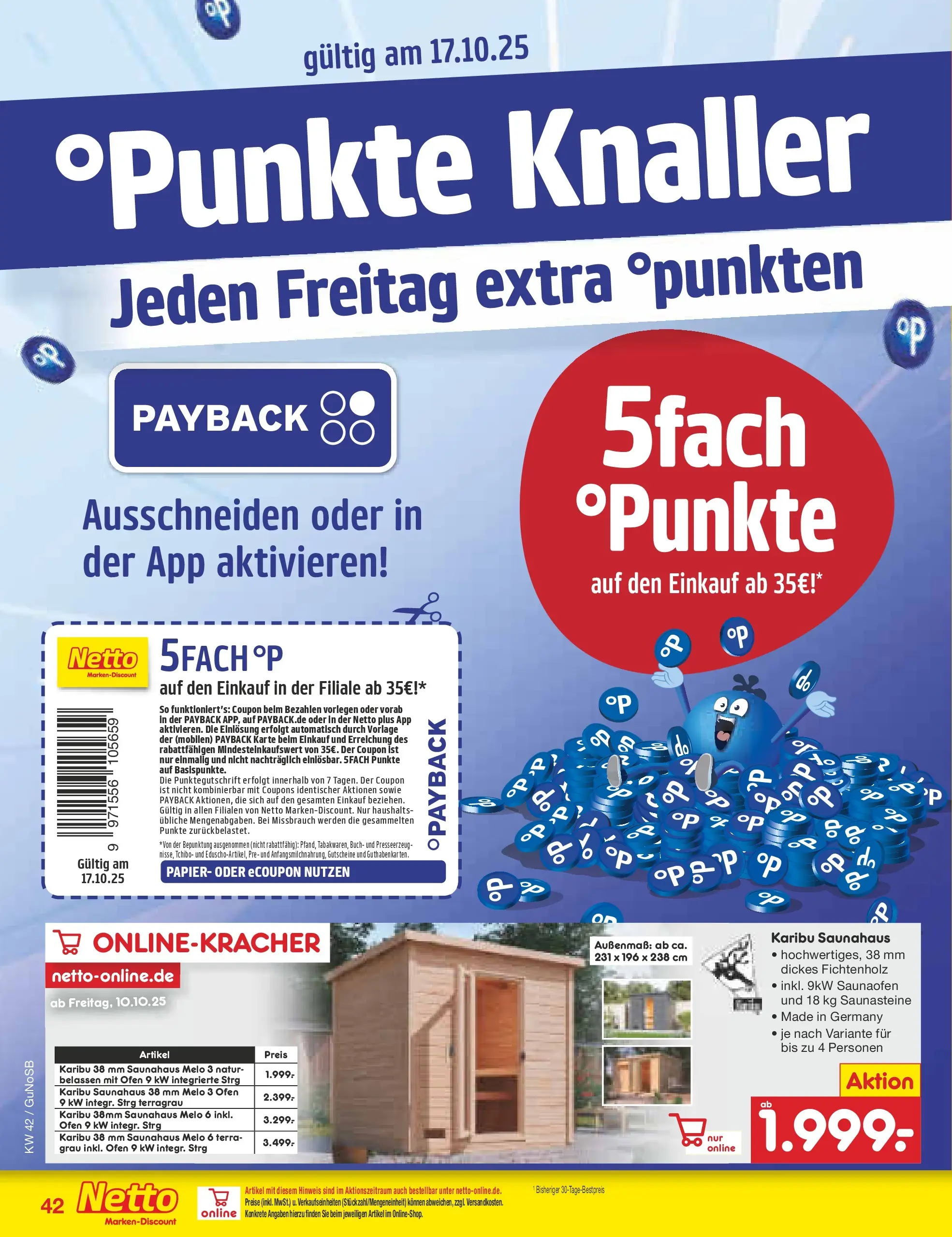 Netto Marken-Discount prospekt Machern	 (ab 13.10.2025) » Angebote | Seite: 48 | Produkte: Ofen