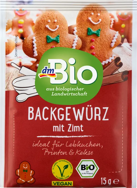 dmBio Gewürzmischung, Backgewürz mit Zimt