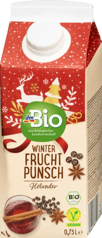dmBio Winter Fruchtpunsch, Holunder