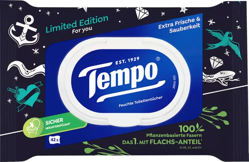 Tempo Feuchtes Toilettenpapier For You