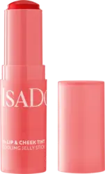 IsaDora Blush Stick Lip & Cheek Tint Cooling Jelly 10 Coral Rouge