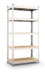 Метален поцинкован стелаж Standart DIY / 180х90х40 см, до 175 кг на рафт