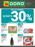 Cadoro Sconto 30% e tante altre offerte! - al 19.10.2025