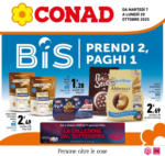 Conad City Bis prendi 2, paghi 1 - al 20.10.2025