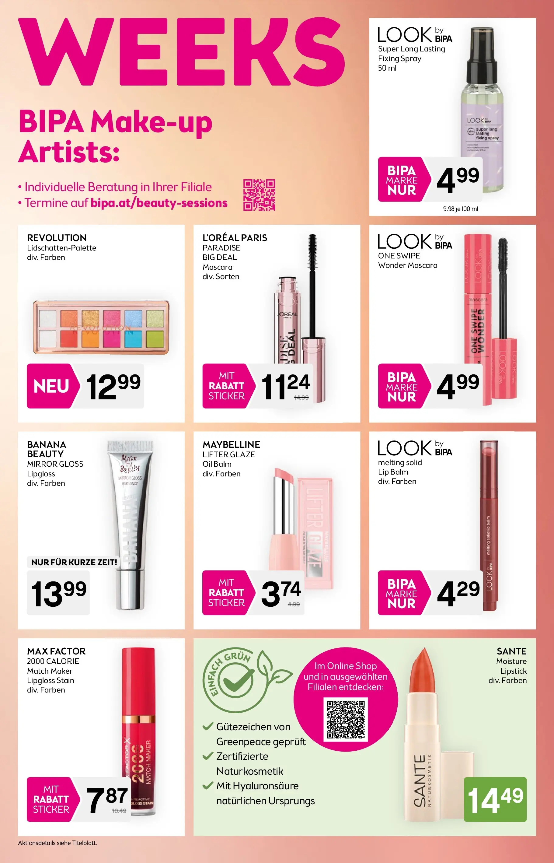 Bipa Frohnleiten von 09.10.2025 - Aktuelle Angebote | Seite: 3 | Produkte: Lipgloss