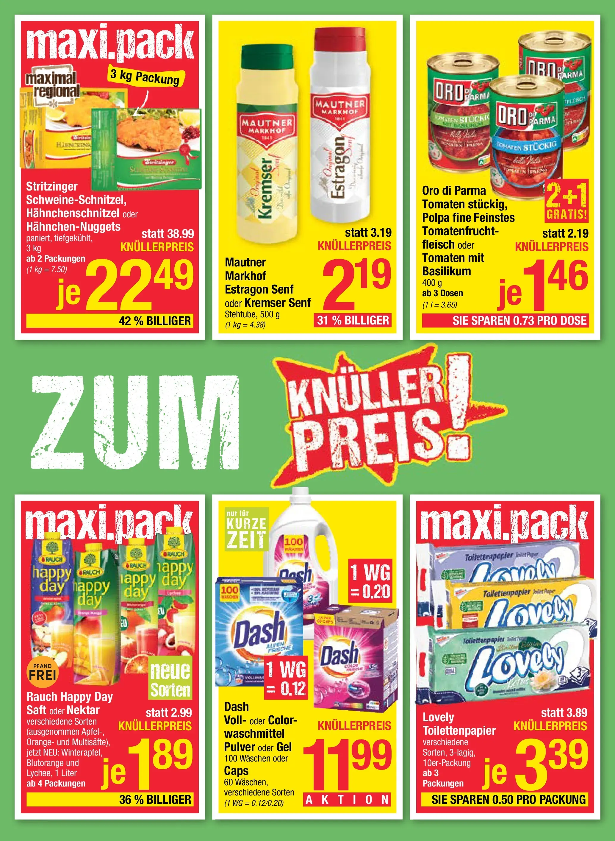 Maximarkt - Maximarkt: Flugblatt von 12.10.2025 - Aktuelle Angebote | Seite: 7 | Produkte: Saft, Äpfel, Tomaten, Waschmittel