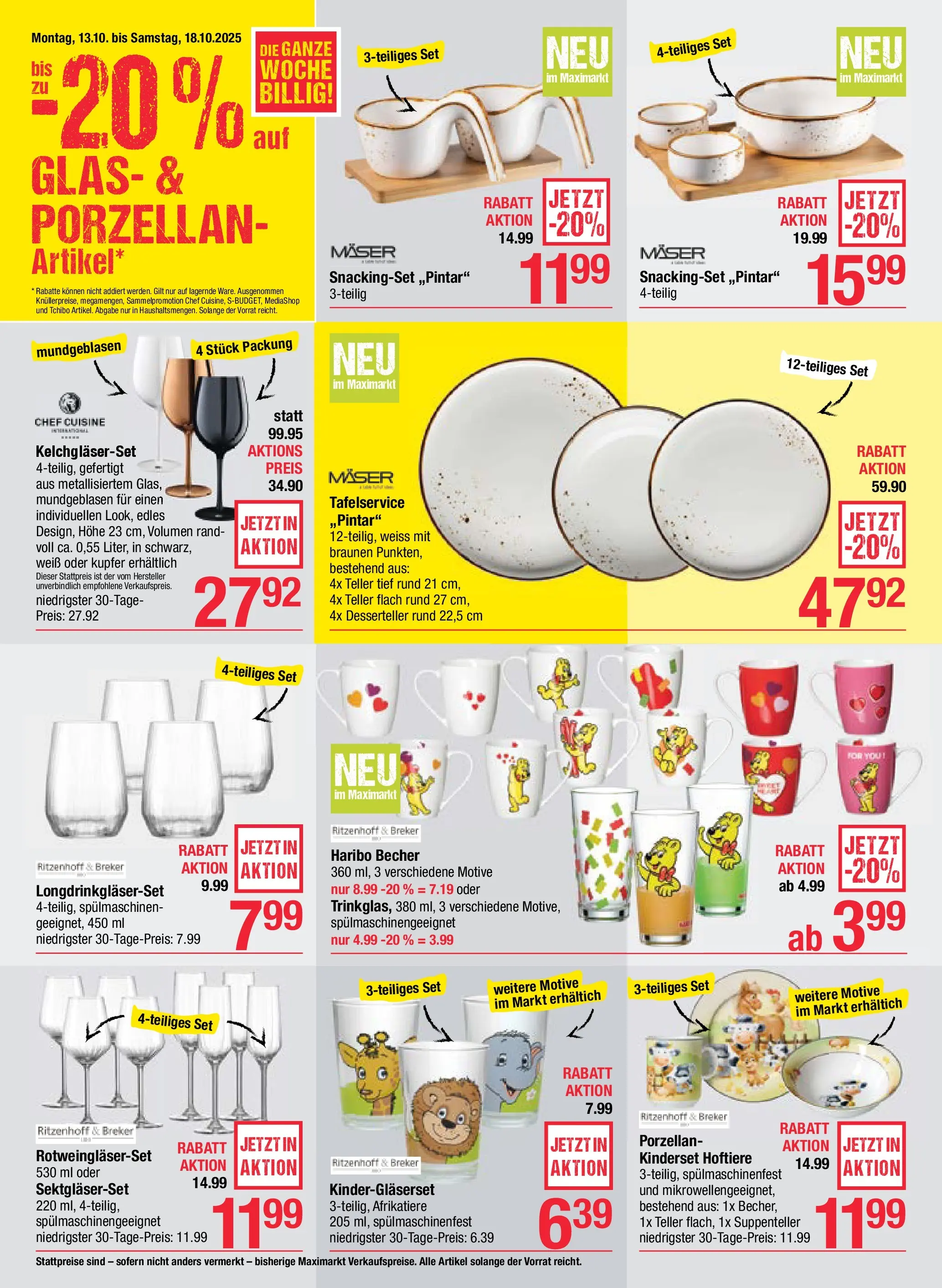 Maximarkt - Maximarkt: Flugblatt von 12.10.2025 - Aktuelle Angebote | Seite: 20