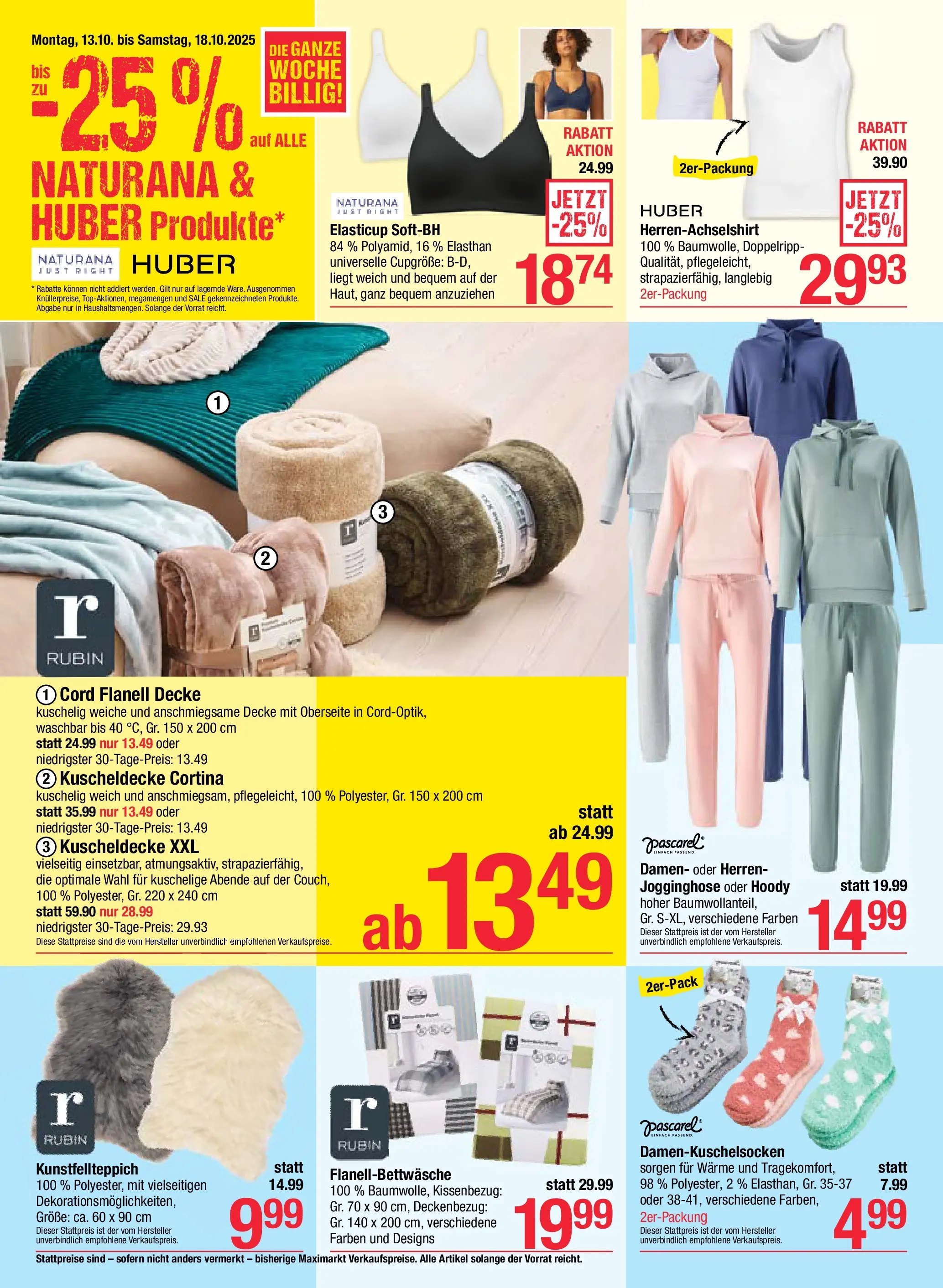 Maximarkt - Maximarkt: Flugblatt von 12.10.2025 - Aktuelle Angebote | Seite: 26 | Produkte: Decke