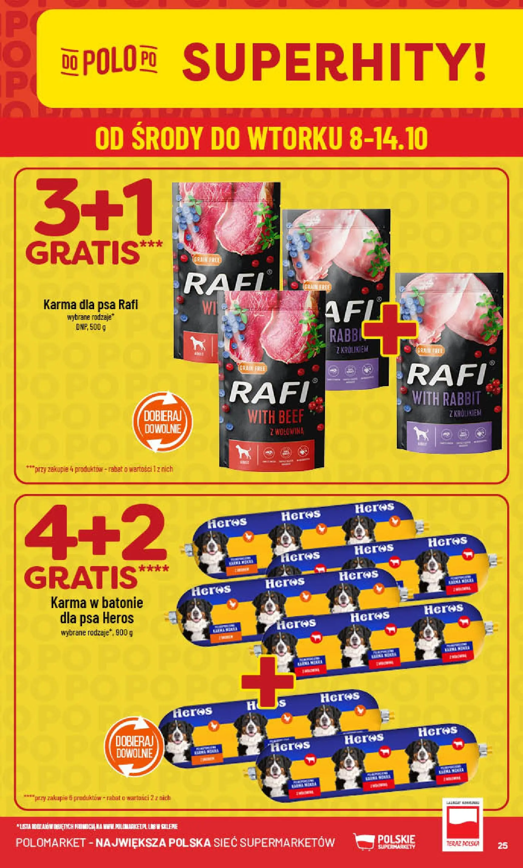 POLOmarket gazetka od jutra (08.10.2025) - Nowa PDF | Strona: 25 | Produkty: Karma dla psa, Wołowina